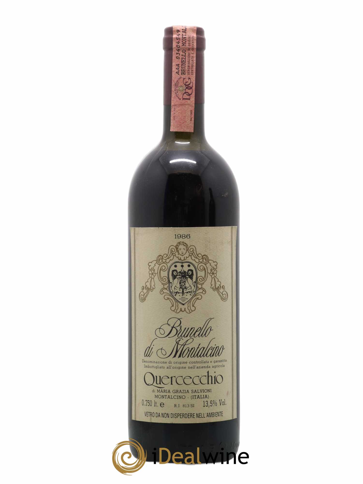 Brunello di Montalcino Quercecchio 1986 - Lot de 1 bouteille - 0