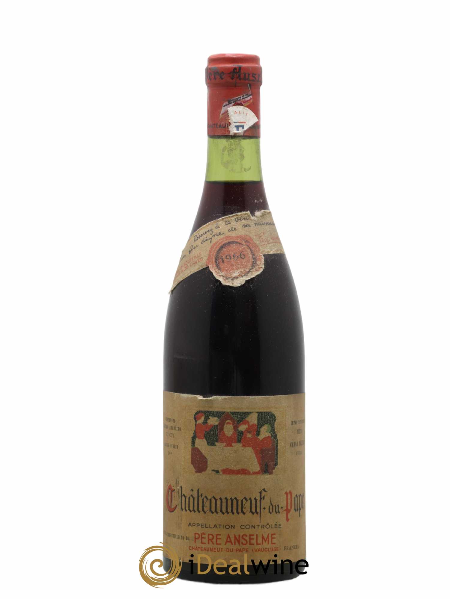Châteauneuf-du-Pape Pere Anselme 1966 - Lot de 1 bouteille - 0