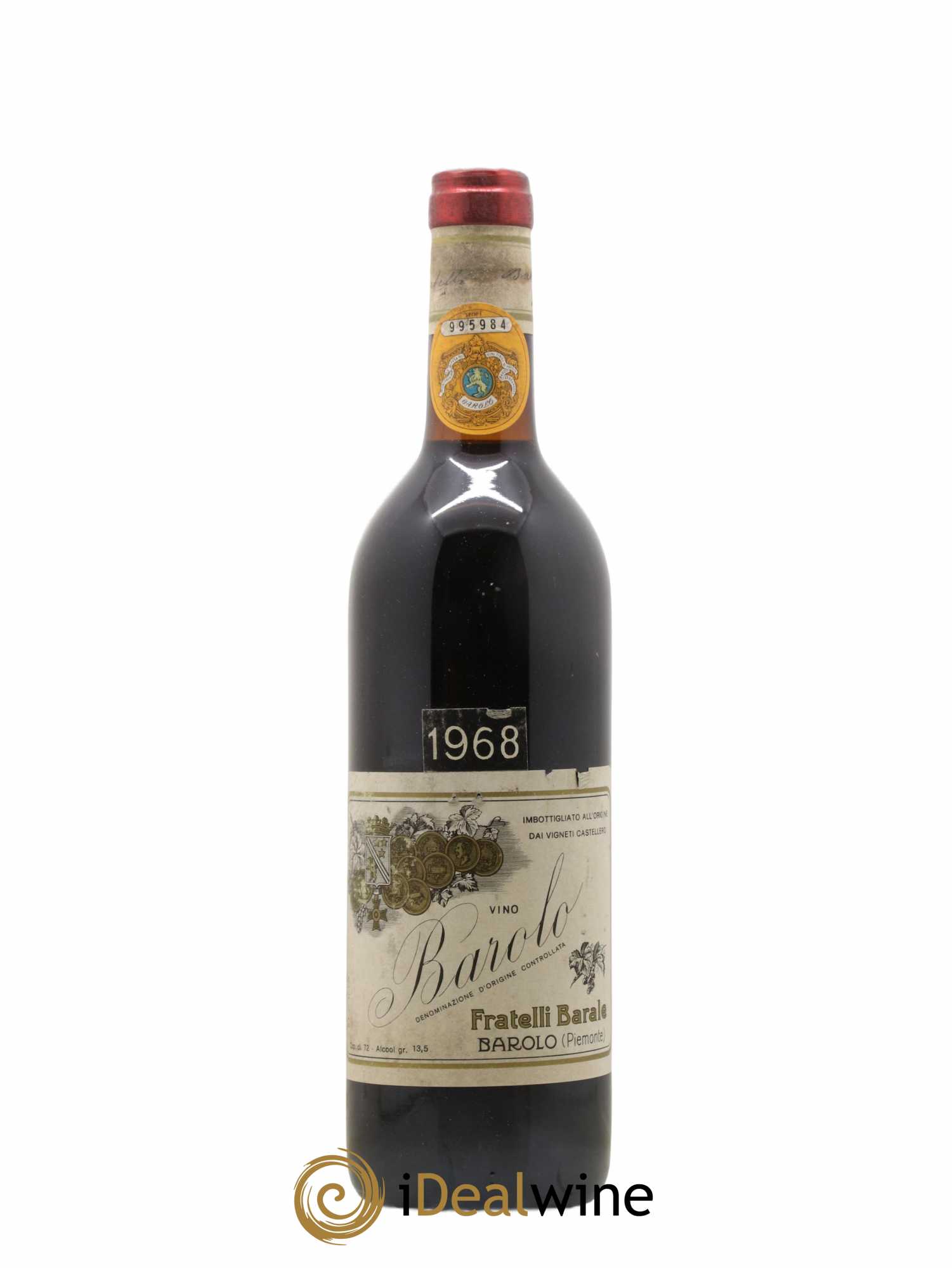 Barolo Fratelli Barale 1968 - Lot de 1 bouteille - 0