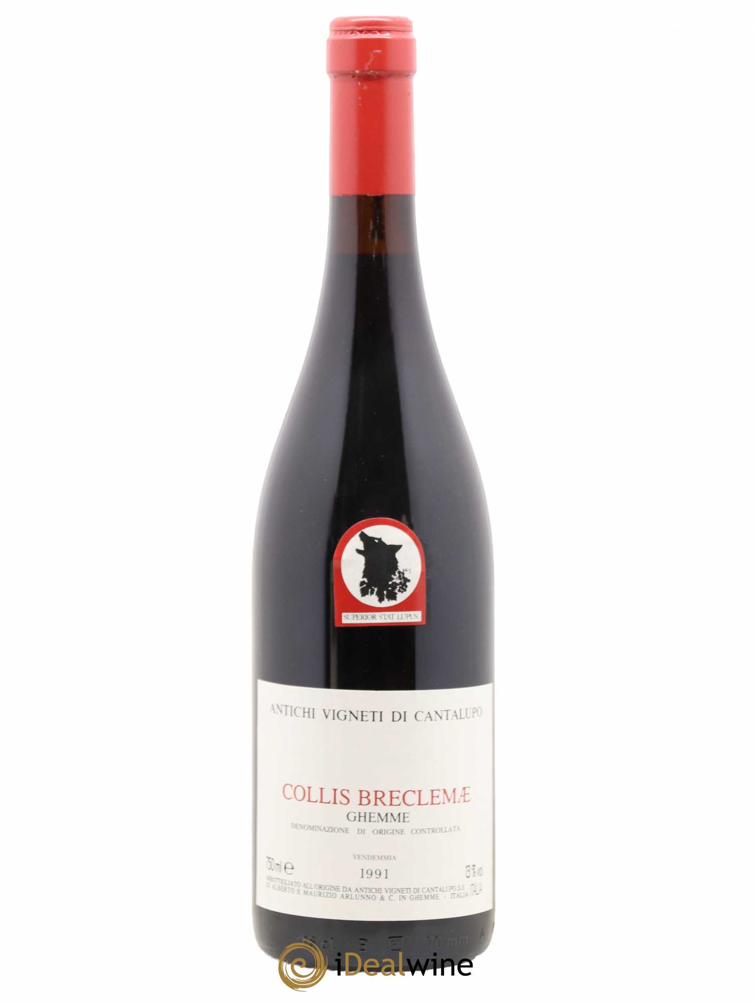Ghemme DOCG Collis Breclemae Cantalupo 1991 - Lot de 1 bouteille - 0
