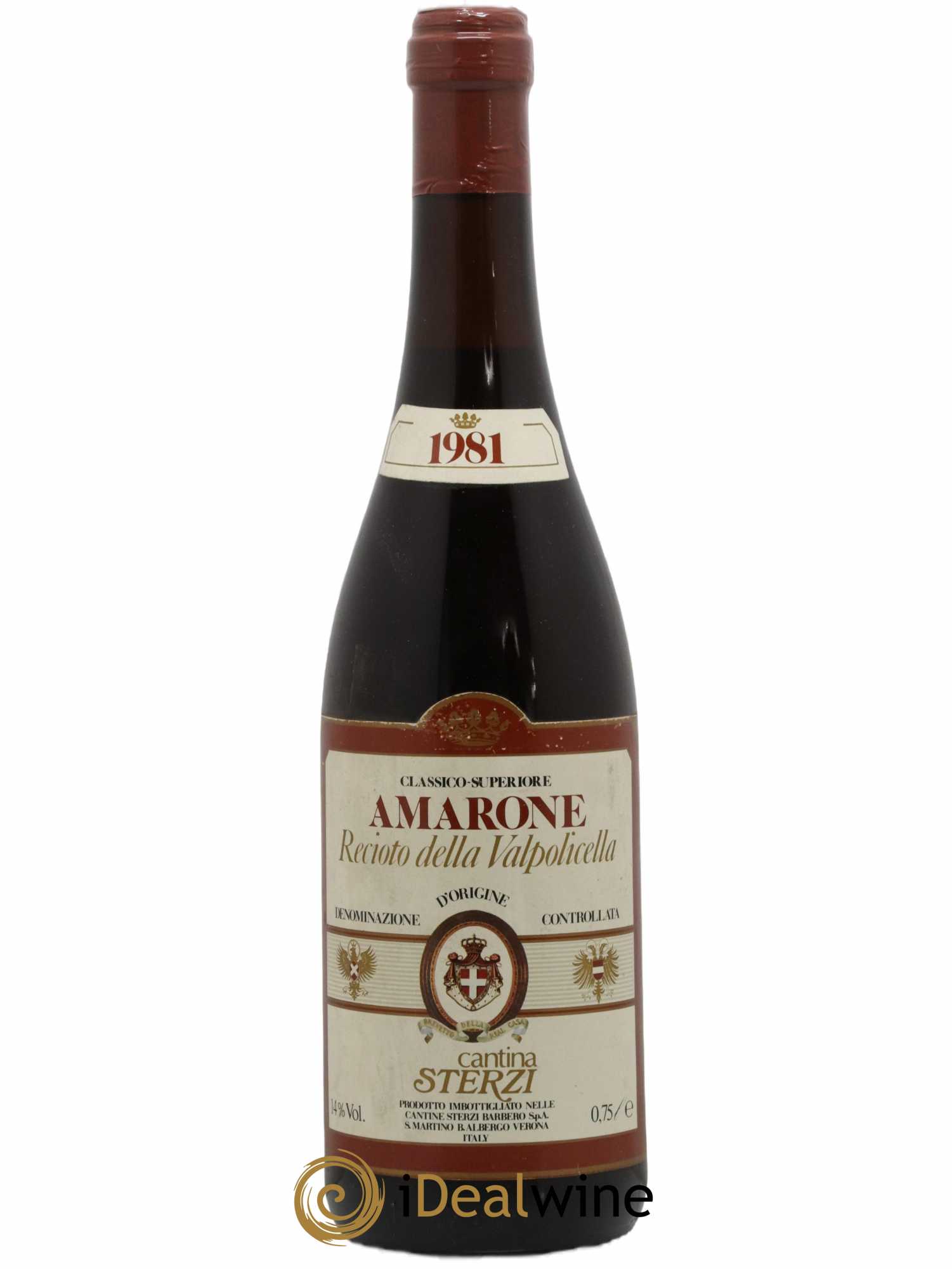 Amarone della Valpolicella DOC Recioto Cantina Sterzi 1981 - Lotto di 1 bottiglia - 0