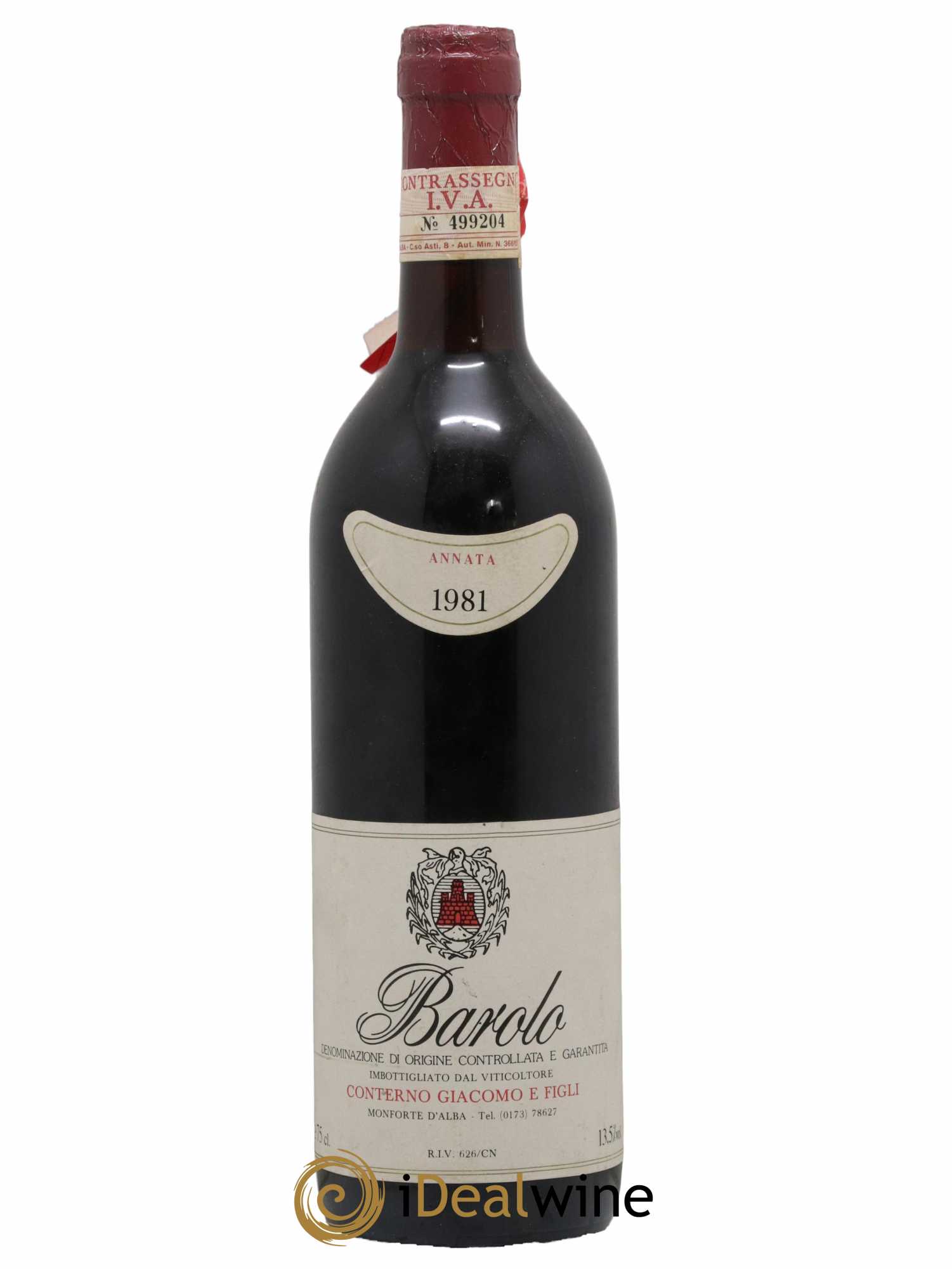 Barolo DOCG Giacomo Conterno 1981 - Lot de 1 bouteille - 0