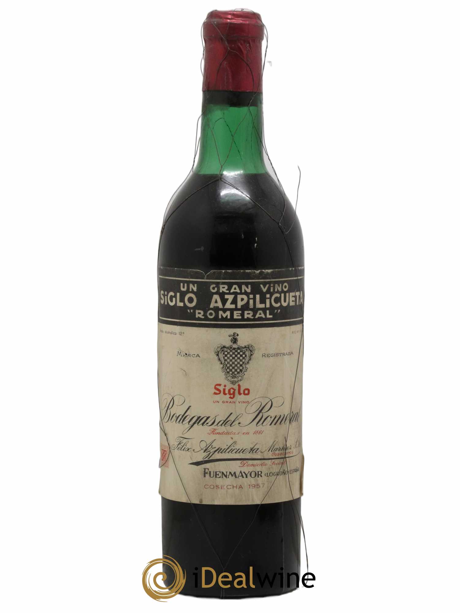 Rioja DOCA Gran Vino Siglo Azpilicueta Bodegas Del Romeral (no reserve) 1957 - Lot of 1 bottle - 0