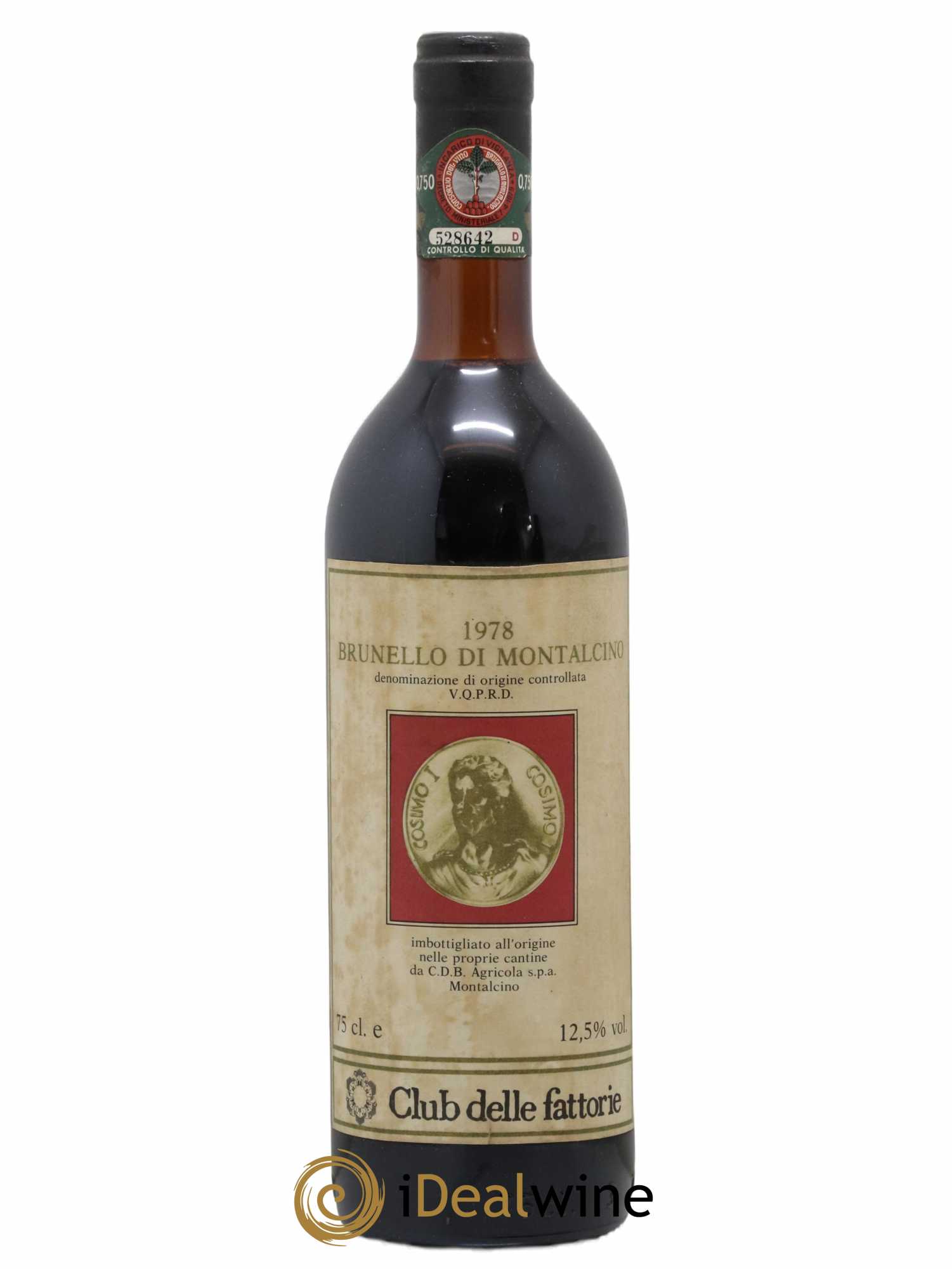 Brunello di Montalcino Club del Fratorie 1978 - Lot de 1 bouteille - 0