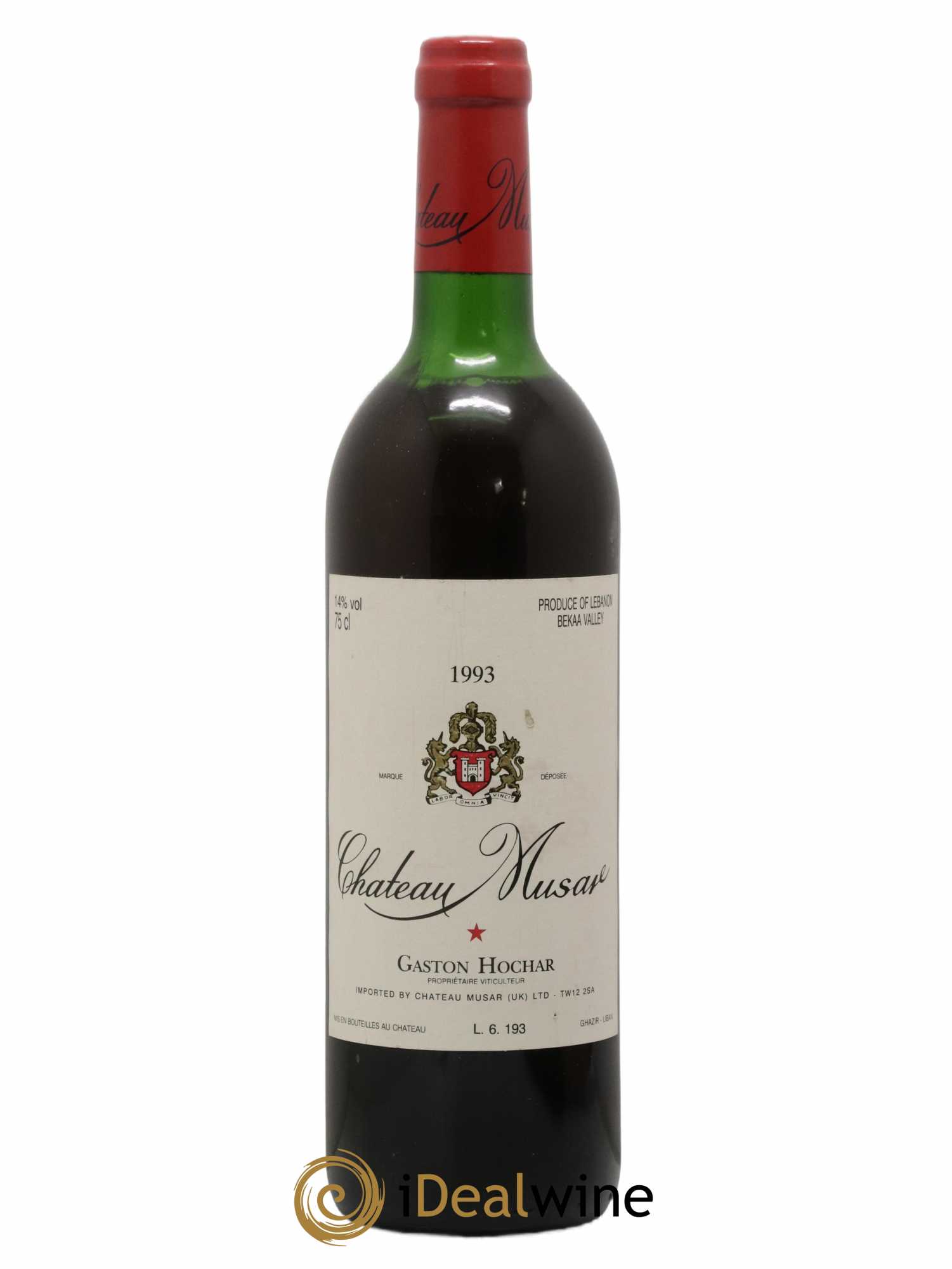 Château Musar Serge Hochar 1993 - Lot de 1 bouteille - 0