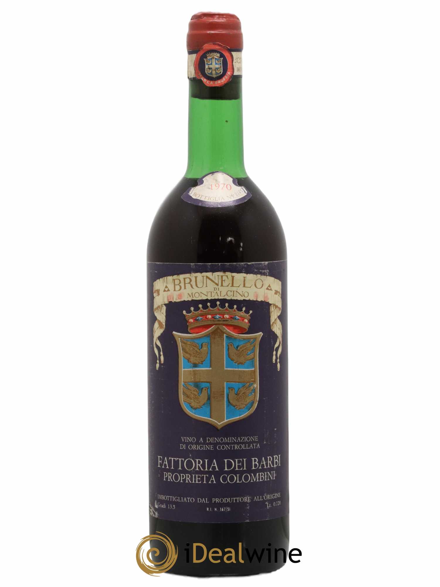 Brunello di Montalcino Barbi 1970 - Lot de 1 bouteille - 0