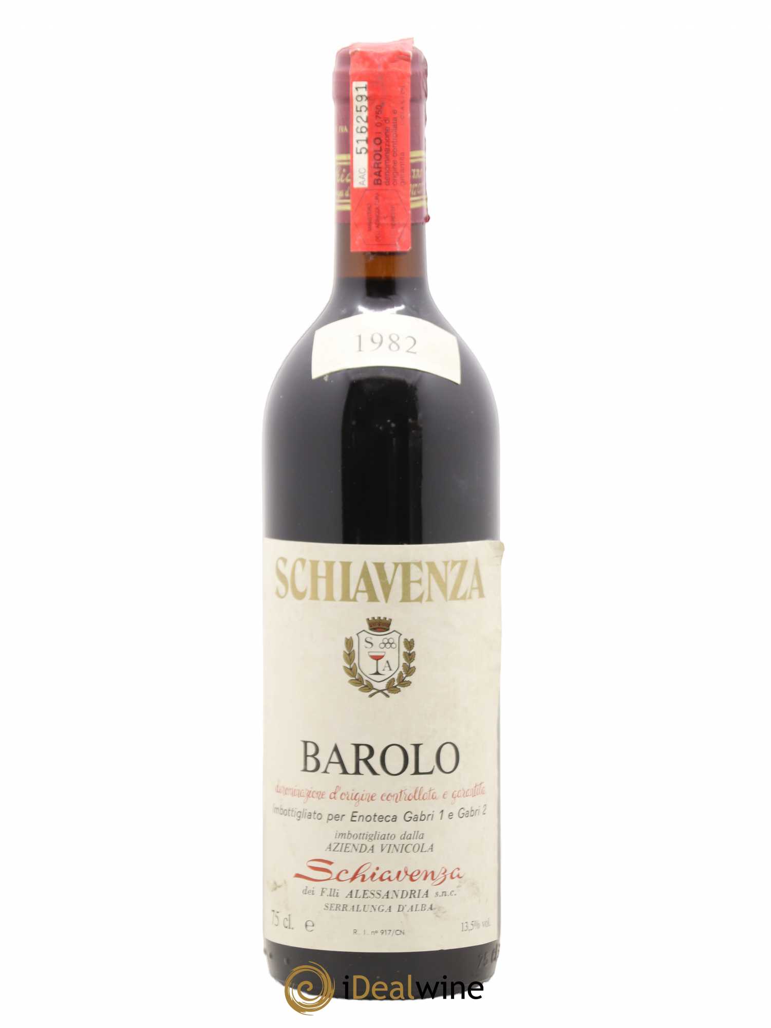 Barolo Schiavenza 1982 - Lot de 1 bouteille - 0