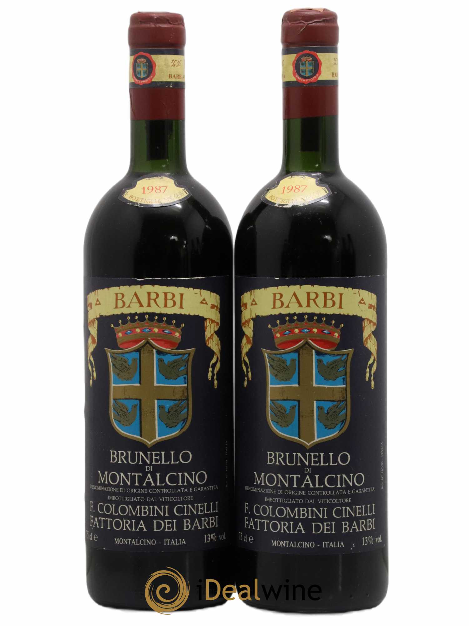 Brunello di Montalcino Barbi 1987 - Lot de 2 bouteilles - 0