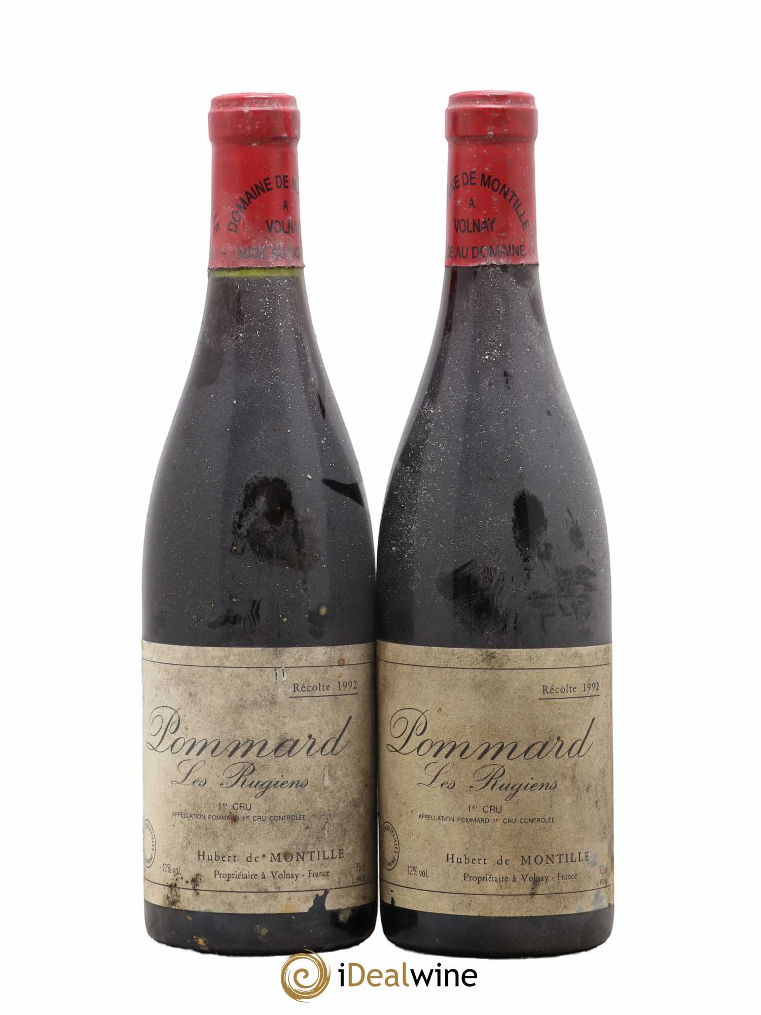 Pommard 1er Cru Les Rugiens De Montille (Domaine) 1992 - Lot de 2 bouteilles - 0