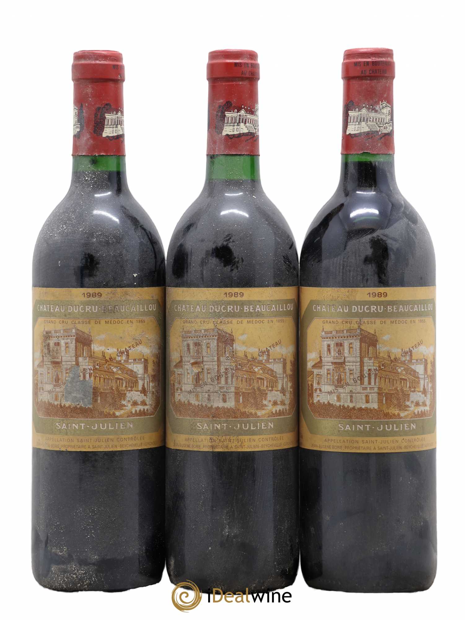 Château Ducru Beaucaillou 2ème Grand Cru Classé 1989 - Lot de 3 bouteilles - 0