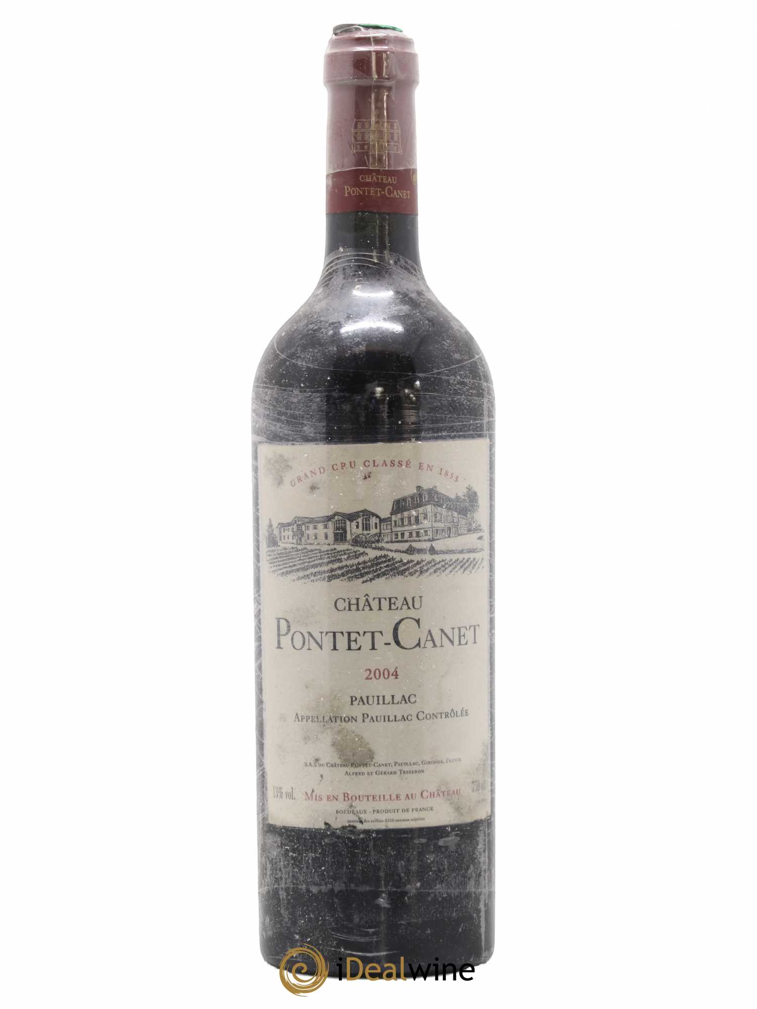 Château Pontet Canet 5ème Grand Cru Classé 2004 - Lot de 1 bouteille - 0
