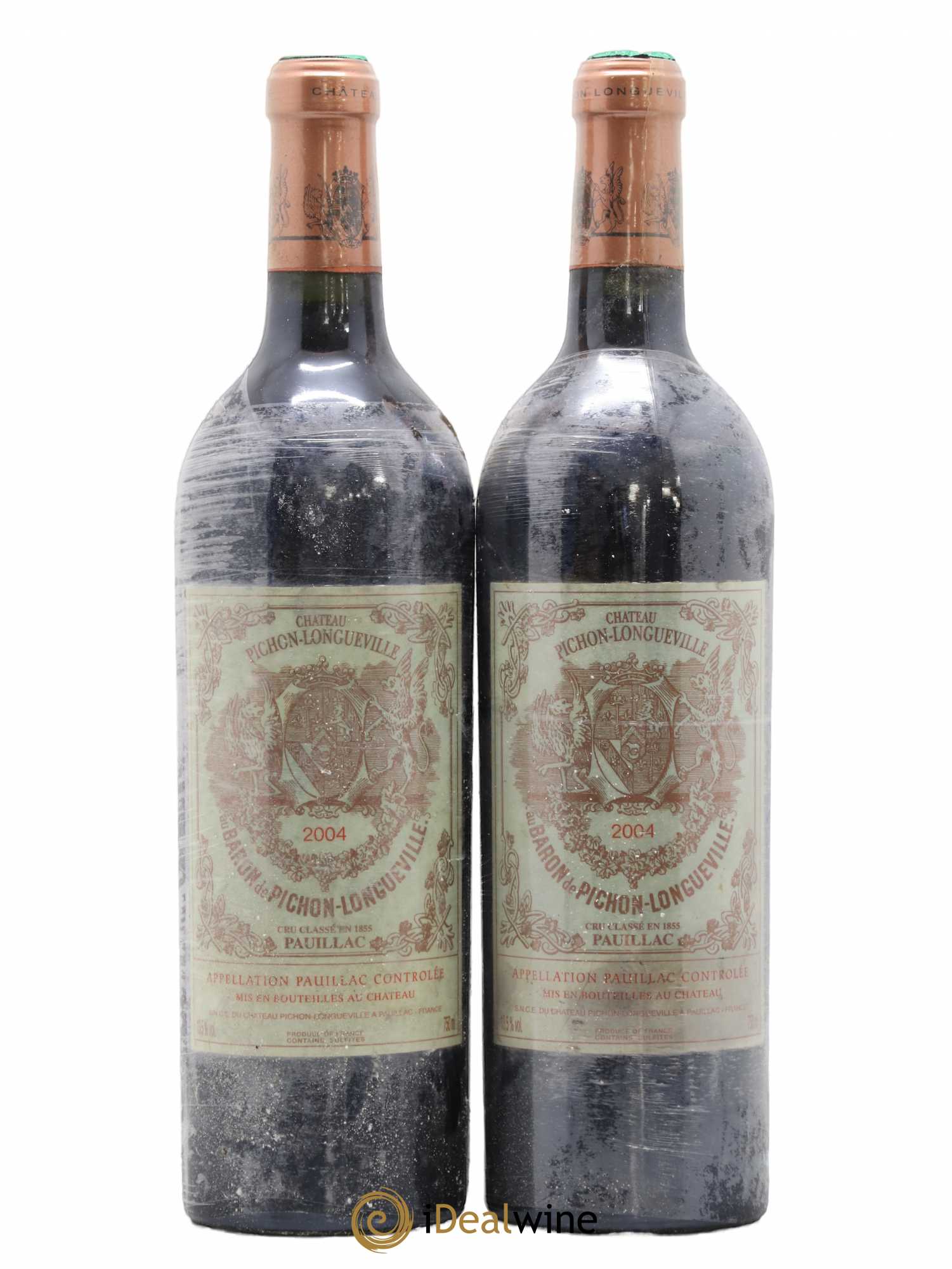 Pichon Longueville Baron 2ème Grand Cru Classé 2004 - Lot de 2 bouteilles - 0
