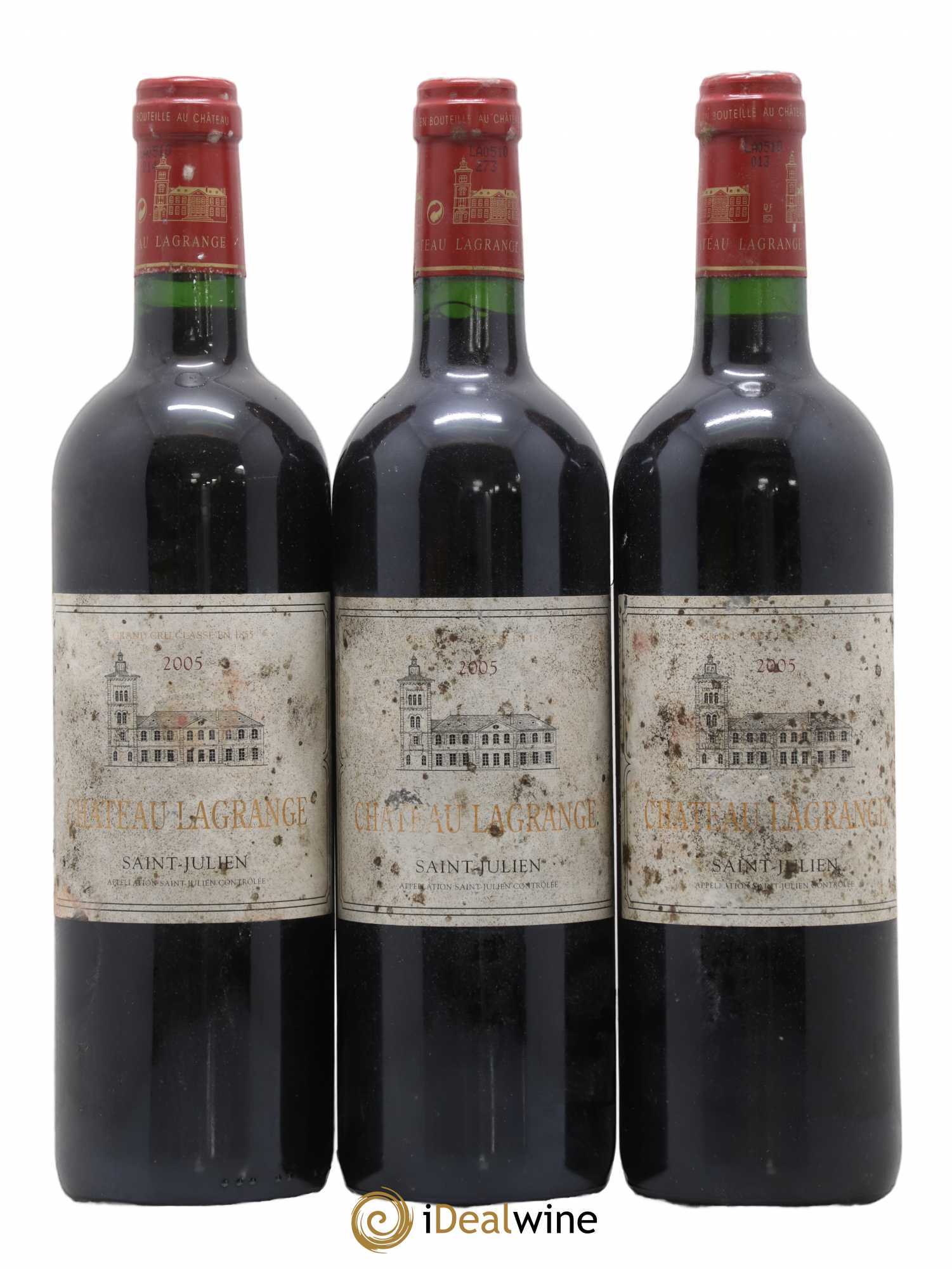 Château Lagrange 3ème Grand Cru Classé 2005 - Lot de 3 bouteilles - 0