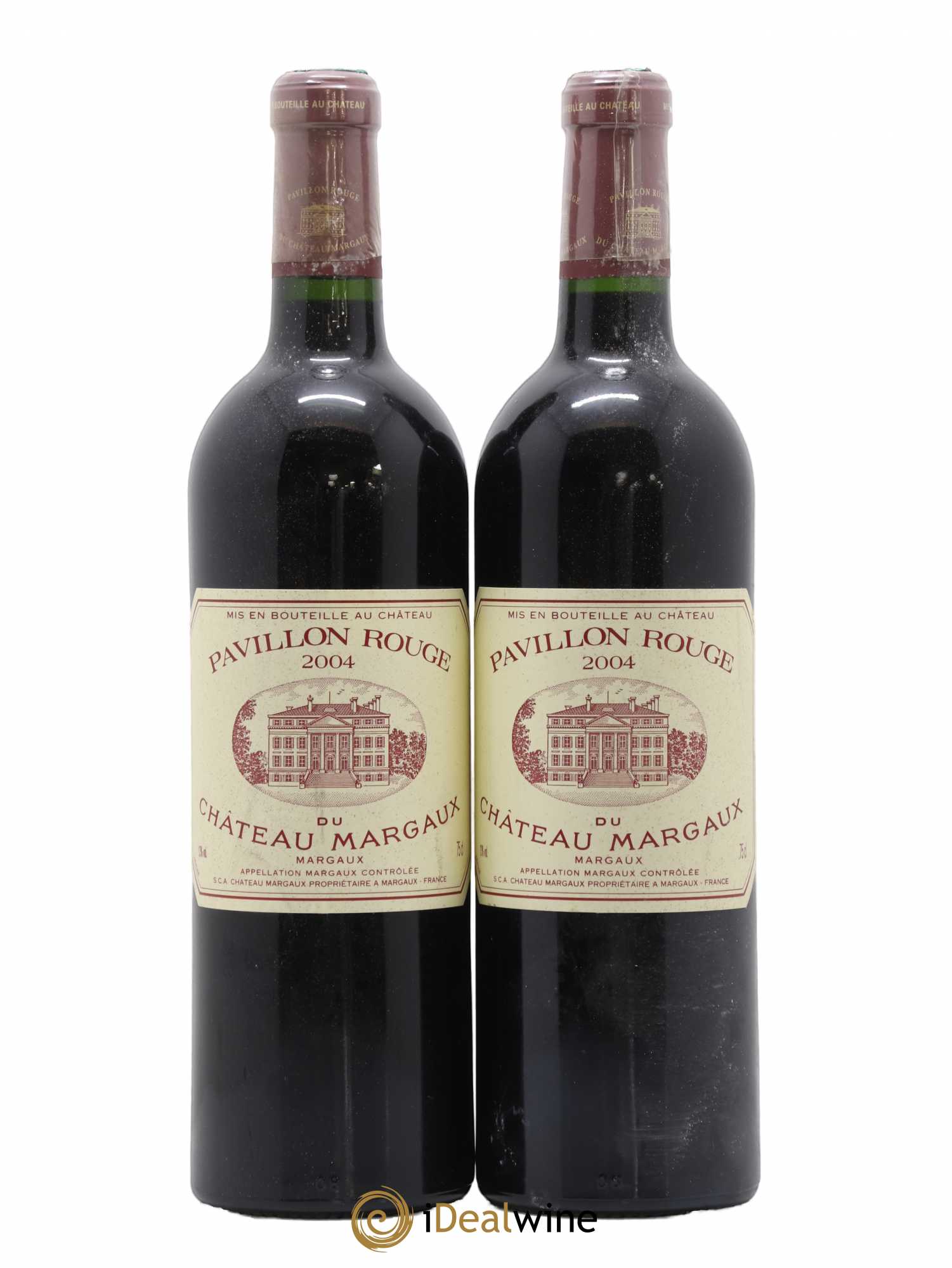 Pavillon Rouge du Château Margaux Second Vin 2004 - Lot de 2 bouteilles - 0