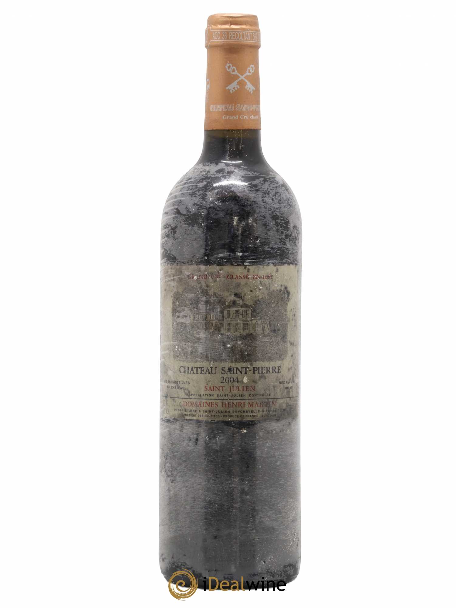 Château Saint-Pierre 4ème Grand Cru Classé 2004 - Lot de 1 bouteille - 0