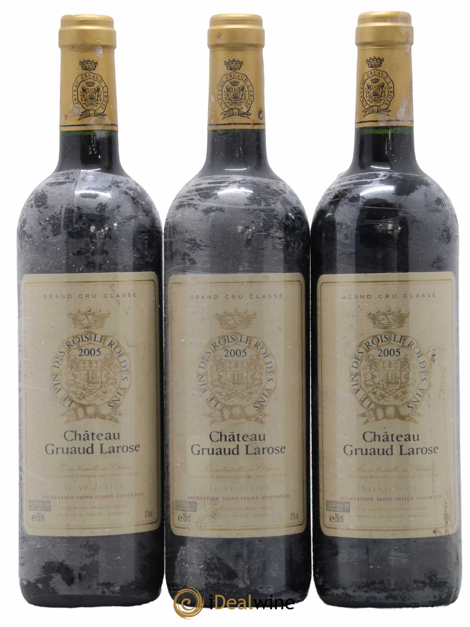 Château Gruaud Larose 2ème Grand Cru Classé 2005 - Lot de 3 bouteilles - 0