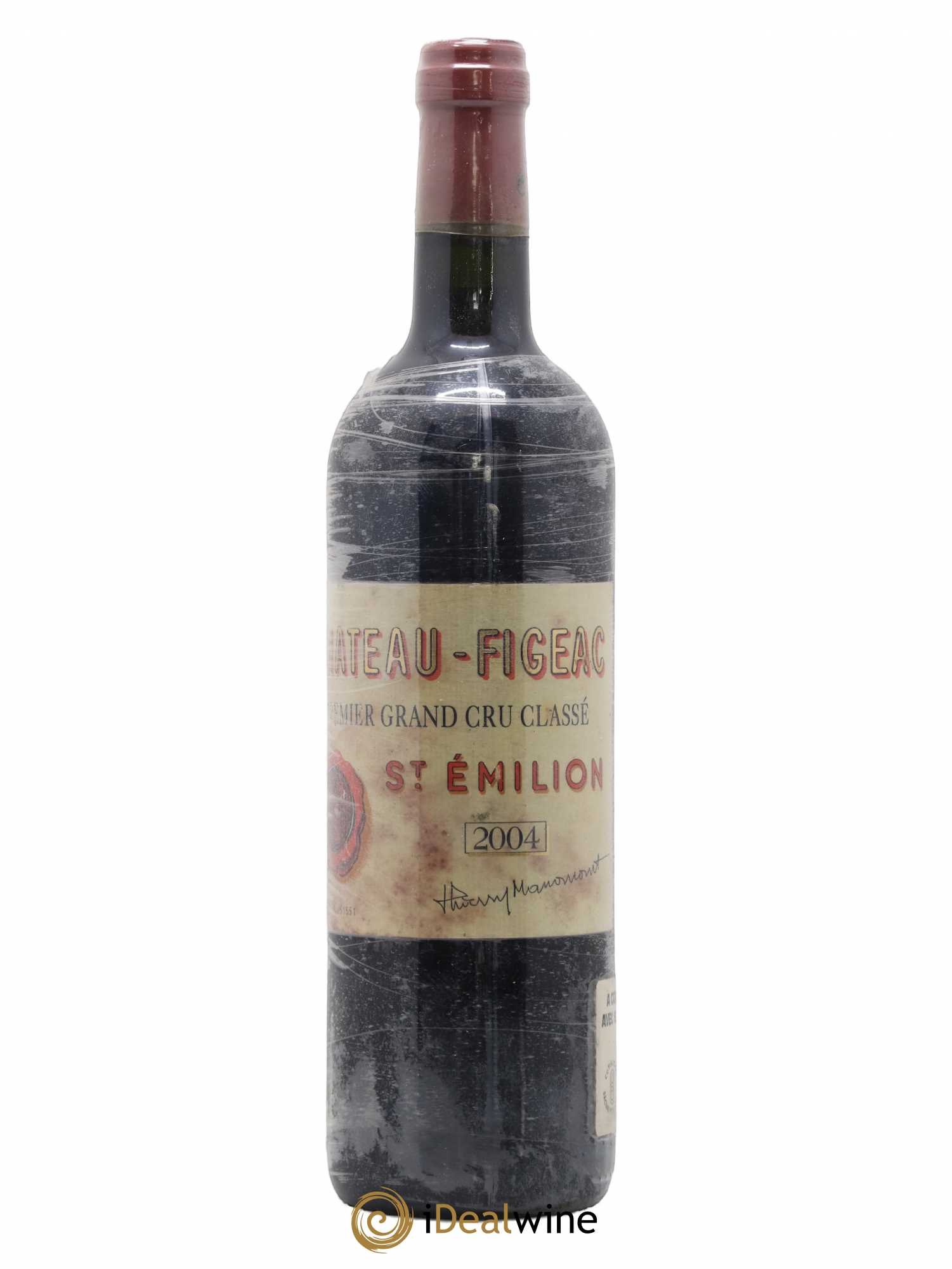 Château Figeac 1er Grand Cru Classé A 2004 - Lot de 1 bouteille - 0