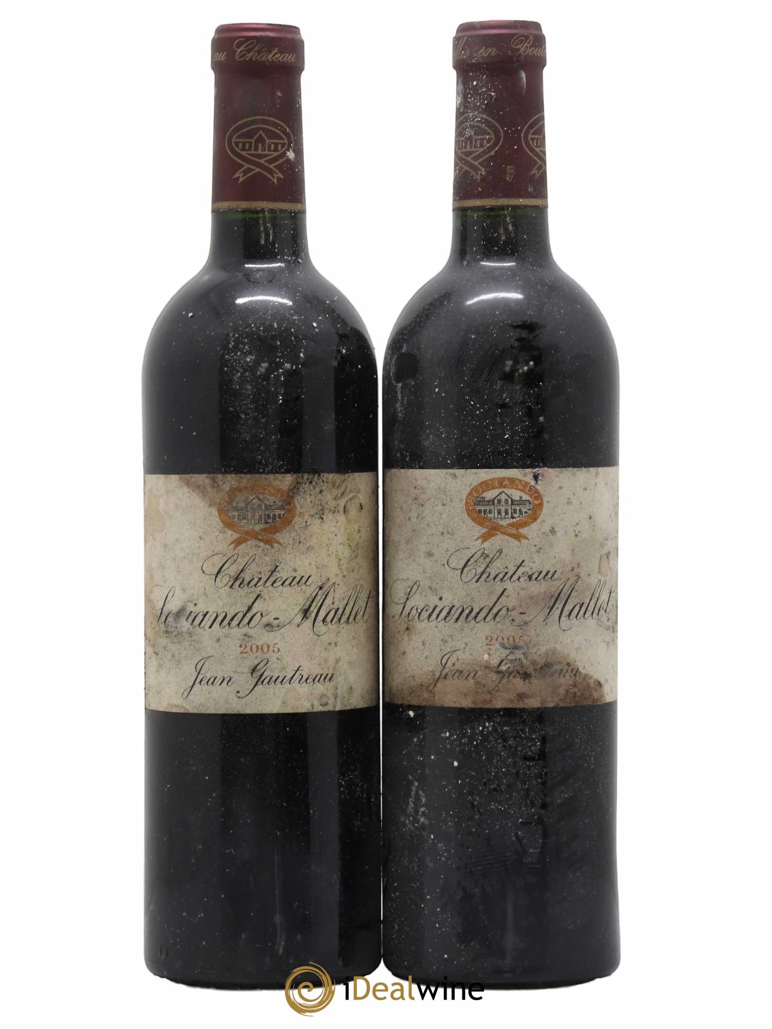 Château Sociando Mallet 2005 - Lot de 2 bouteilles - 0