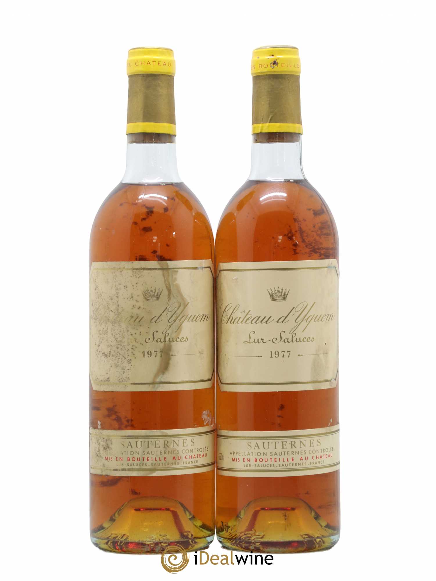 Château d' Yquem 1er Cru Classé Supérieur 1977 - Lotto di 2 bottiglie - 0