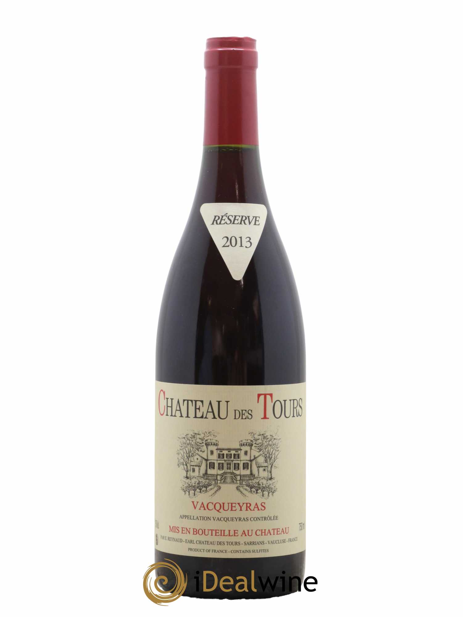 Vacqueyras Château des Tours Emmanuel Reynaud 2013 - Lot de 1 bouteille - 0