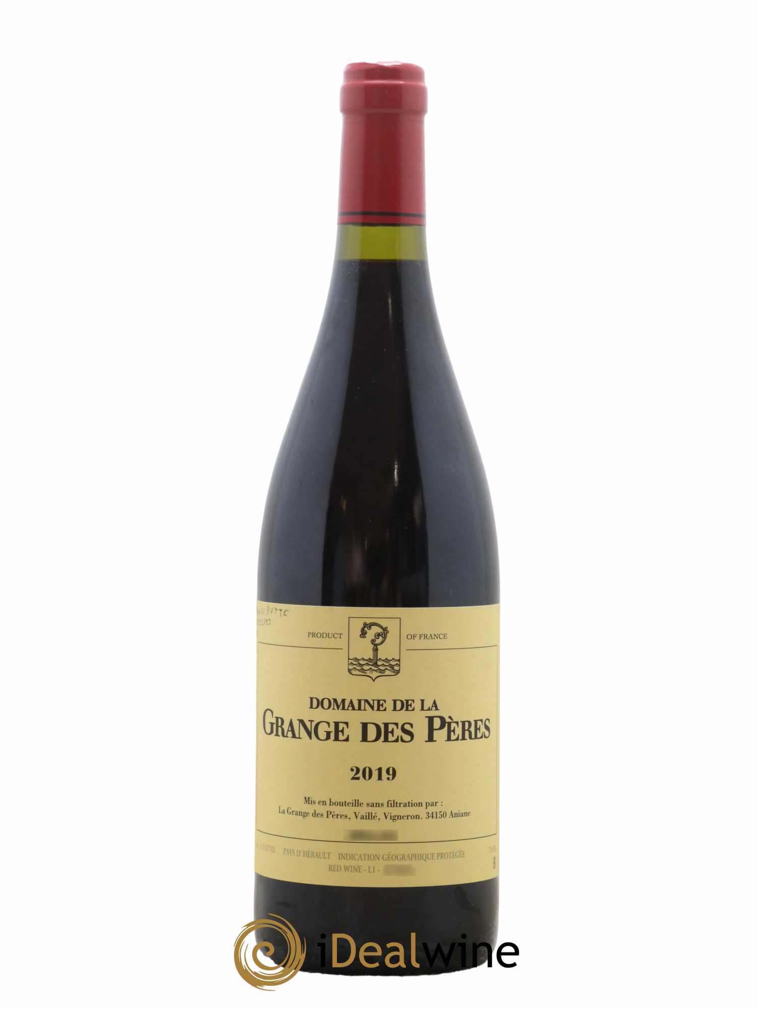 Pays d'Hérault Grange des Pères Laurent Vaillé 2019 - Lot de 1 bouteille - 0