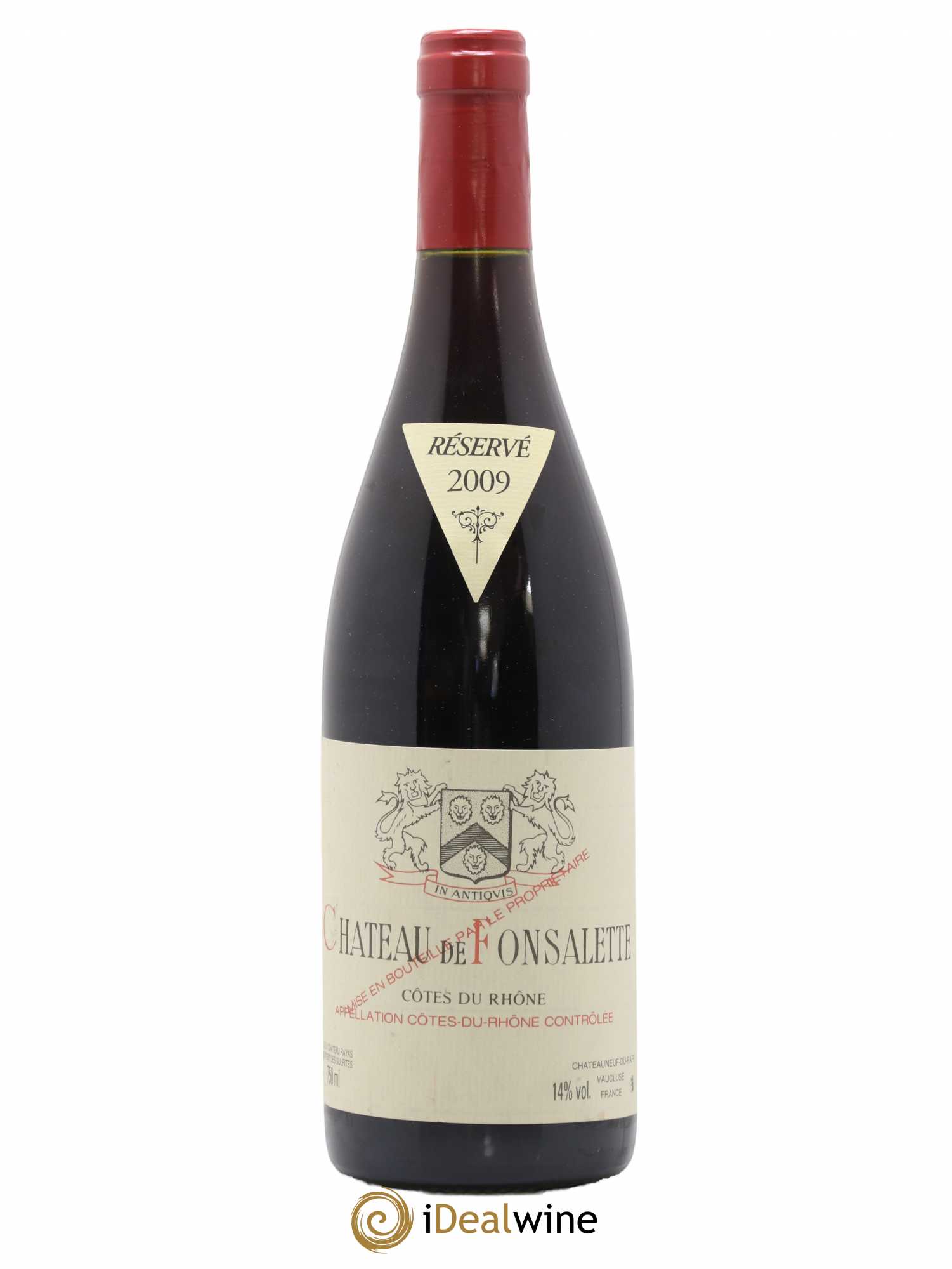 Côtes-du-Rhône Château de Fonsalette Emmanuel Reynaud 2009 - Lot de 1 bouteille - 0