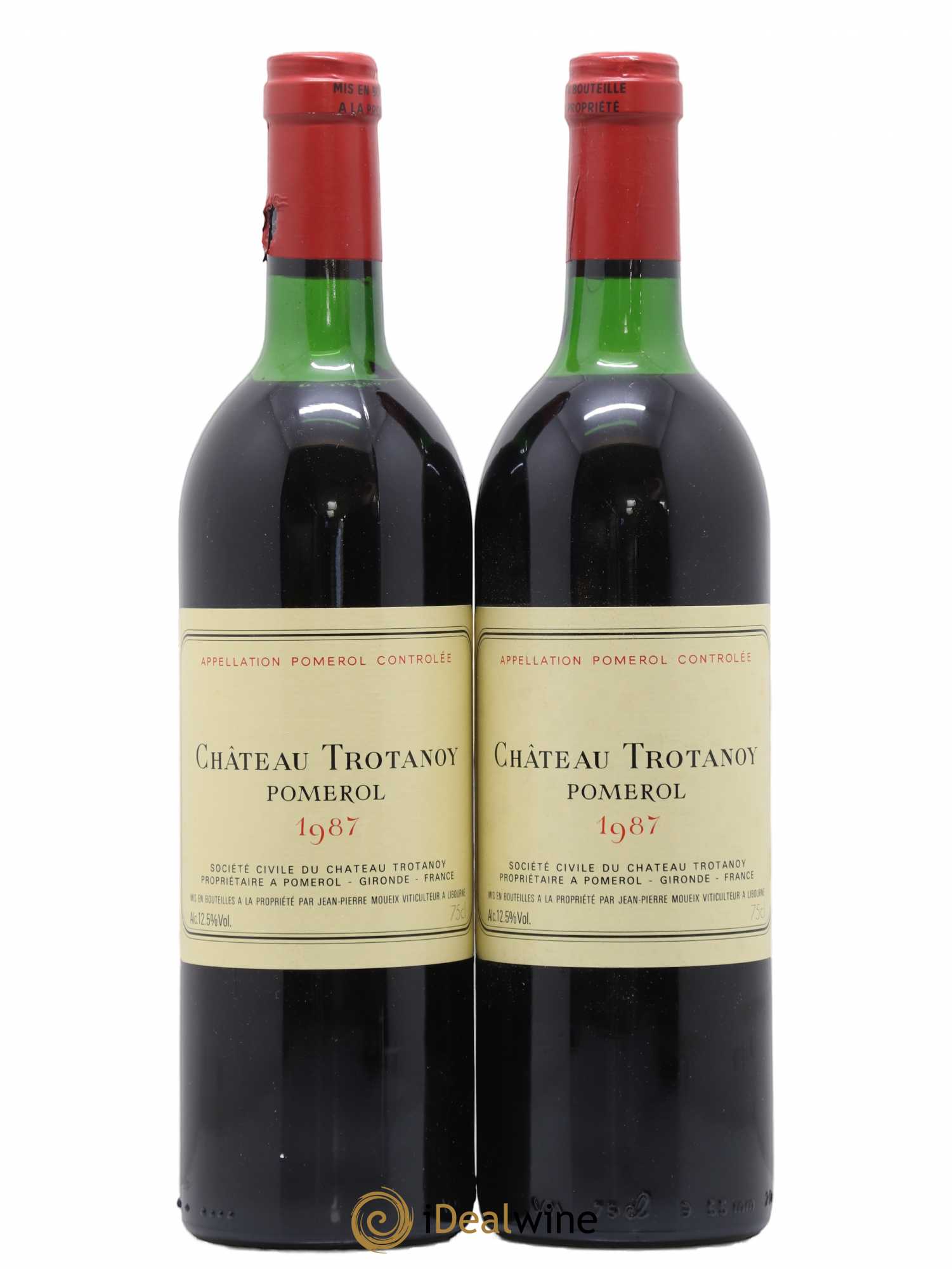 Château Trotanoy 1987 - Lot de 2 bouteilles - 0