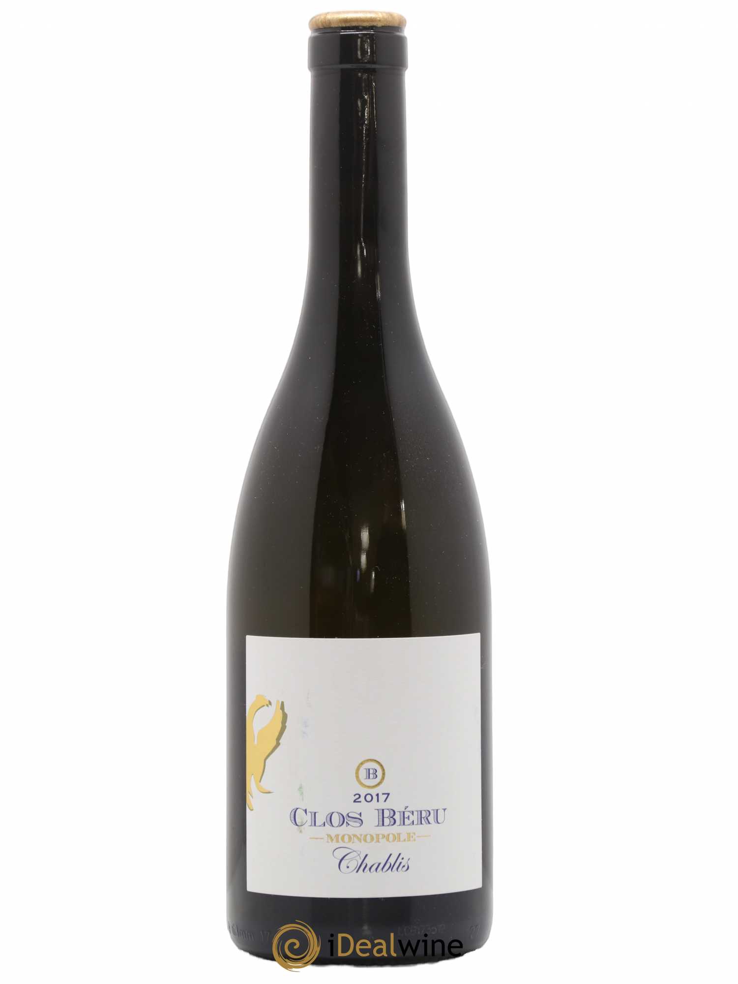 Chablis Clos Béru Monopole Château de Béru 2017 - Lot de 1 bouteille - 0