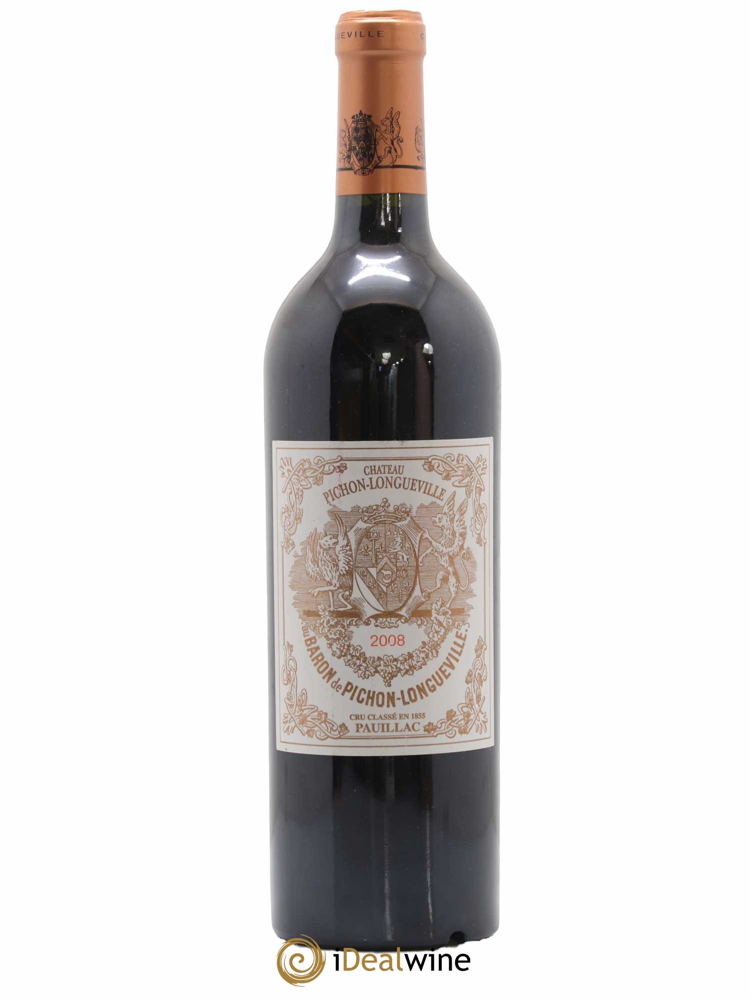 Pichon Longueville Baron 2ème Grand Cru Classé 2008 - Lot de 1 bouteille - 0