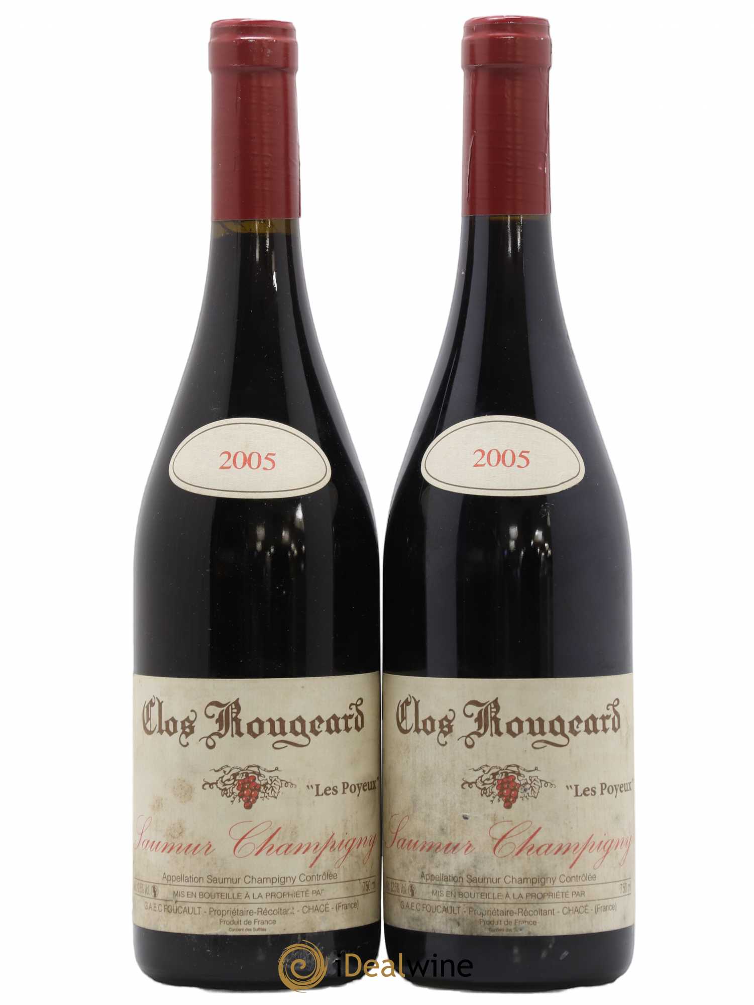 Saumur-Champigny Les Poyeux Clos Rougeard 2005 - Lot de 2 bouteilles - 0