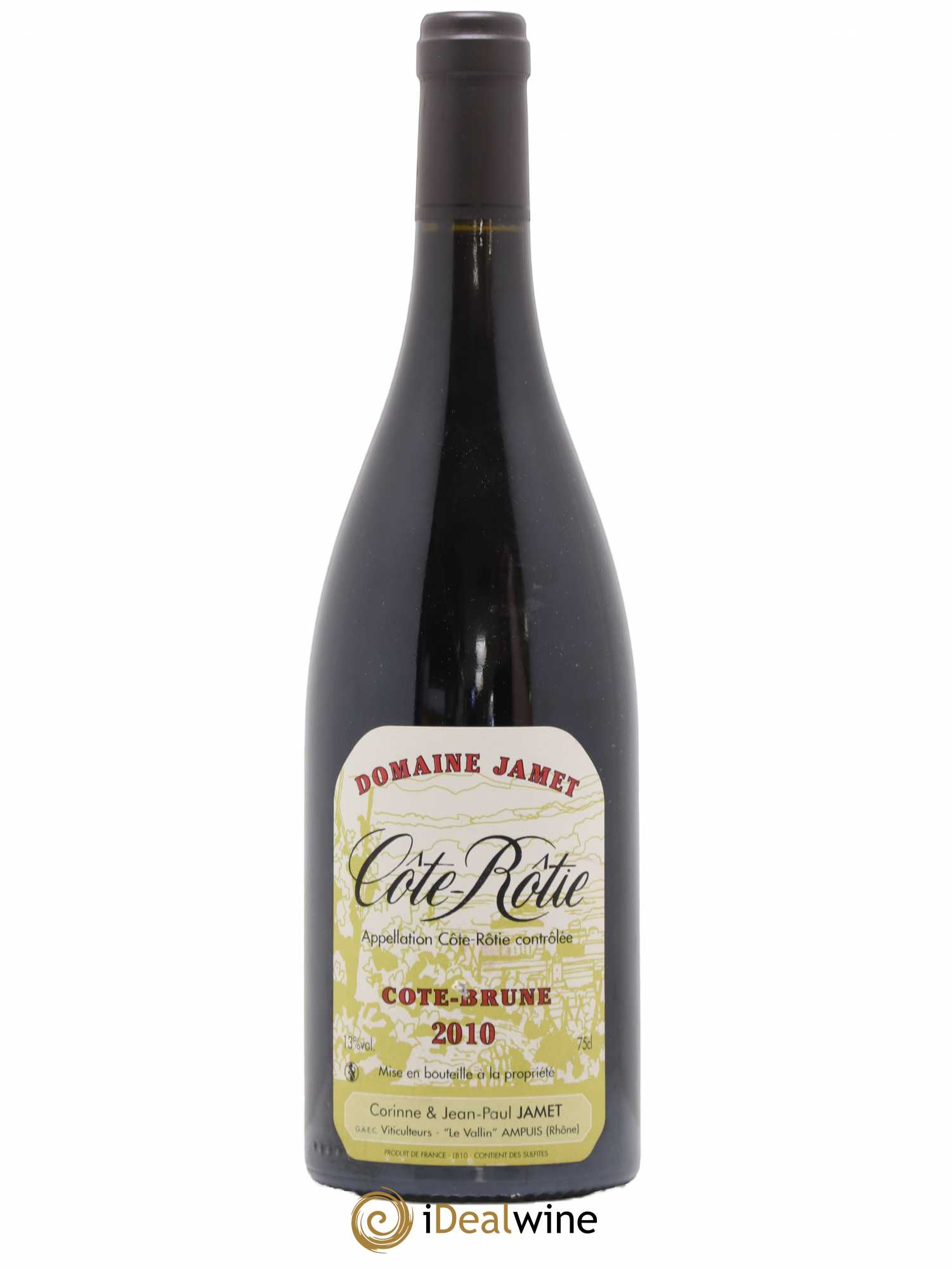 Côte-Rôtie Côte Brune Jamet (Domaine) 2010 - Lot de 1 bouteille - 0
