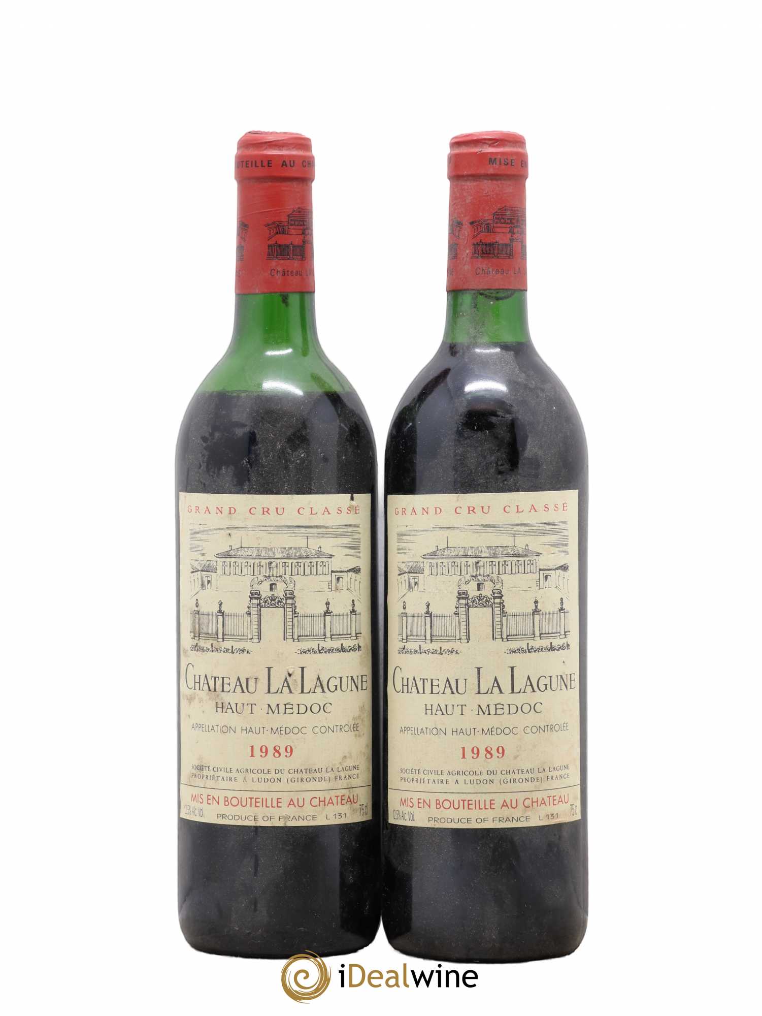 Château la Lagune 3ème Grand Cru Classé 1989 - Lot de 2 bouteilles - 0