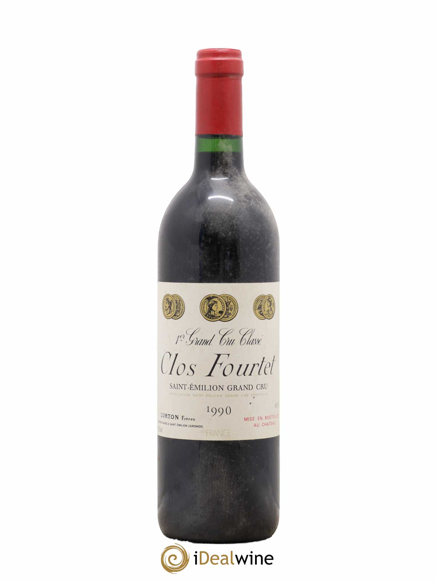 Clos Fourtet 1er Grand Cru Classé B 1990 - Lot de 1 bouteille - 0