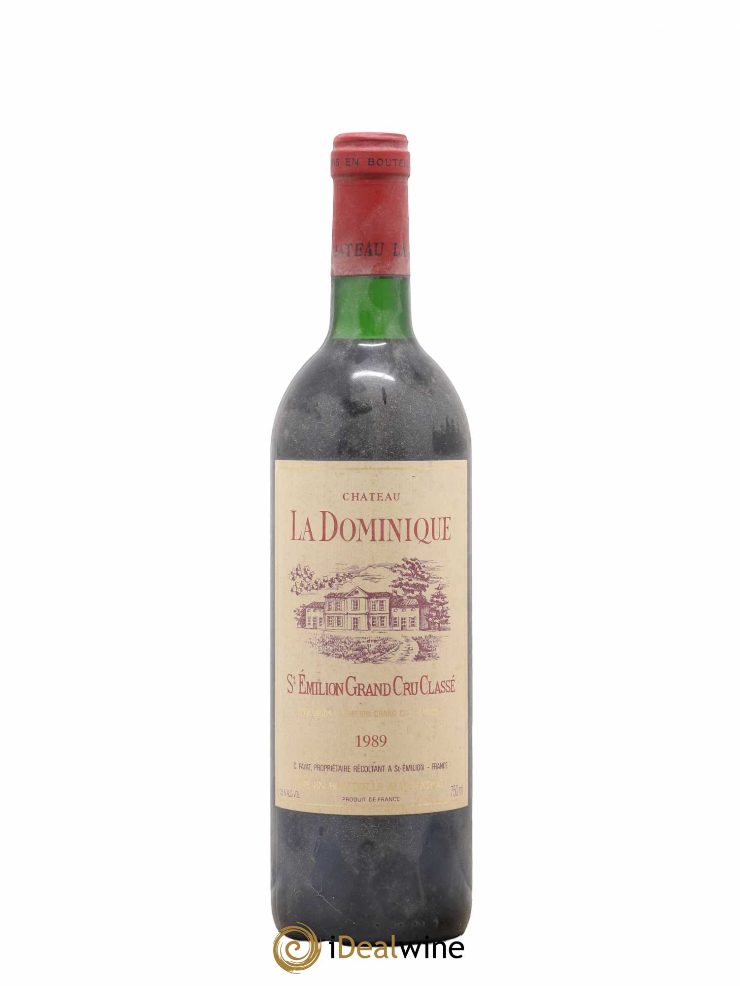 Château la Dominique Grand Cru Classé (sans prix de réserve) 1989 - Lot de 1 bouteille - 0