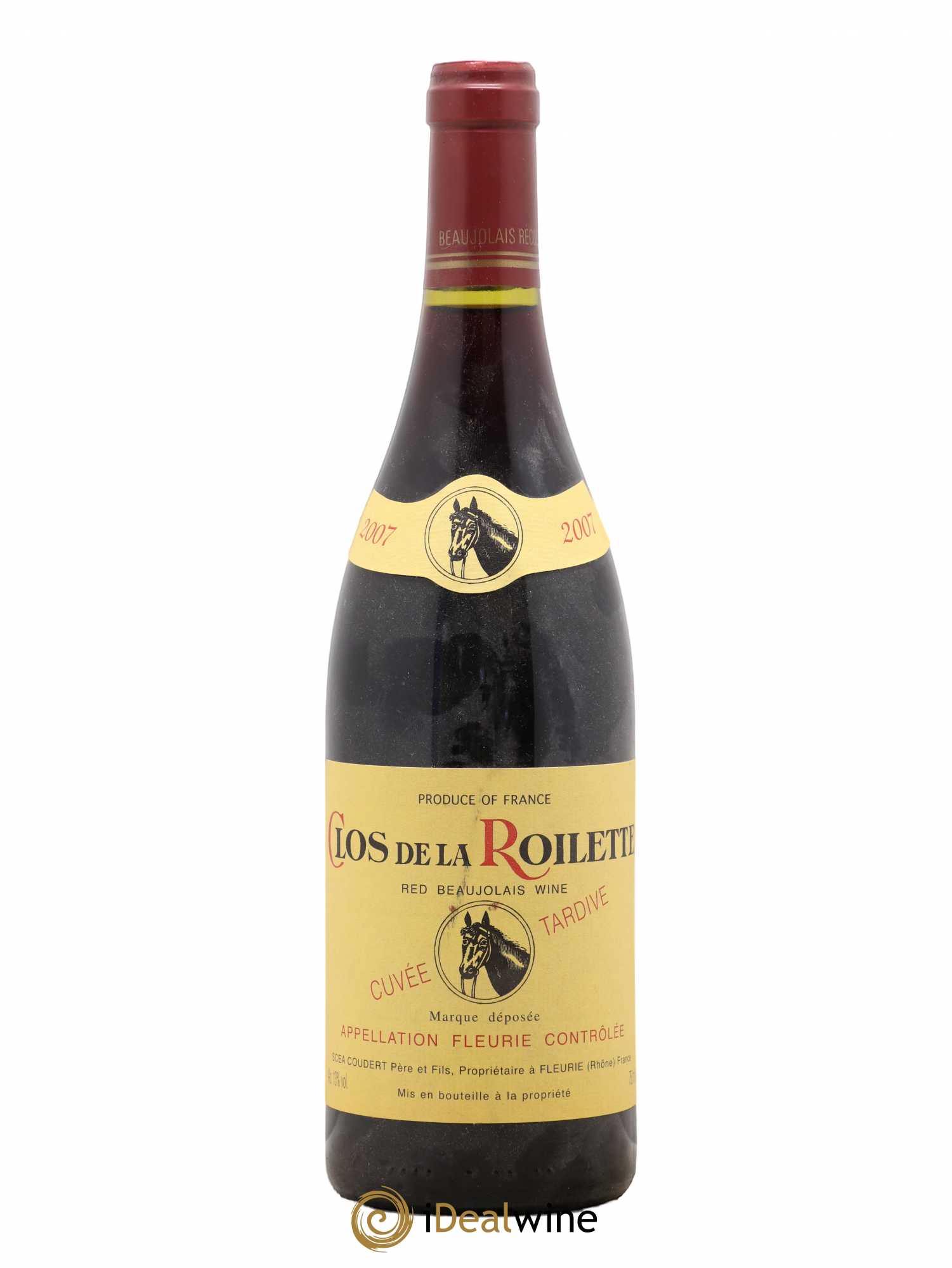 Fleurie Cuvée Tardive Clos de la Roilette 2007 - Lot de 1 bouteille - 0