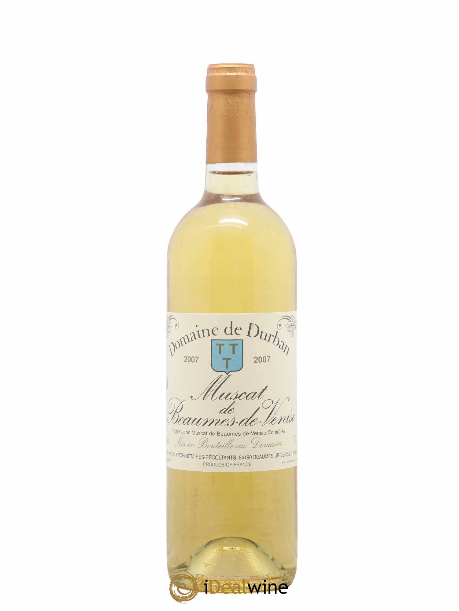 Muscat de Beaumes de Venise Domaine de Durban (sans prix de réserve) 2007 - Posten von 1 Flasche - 0