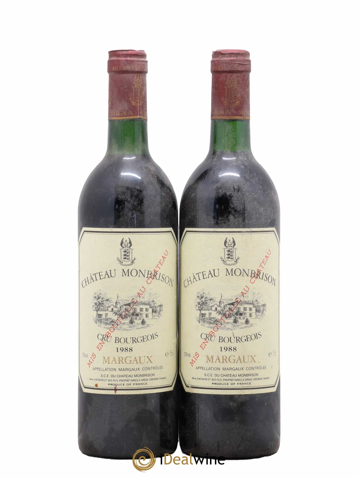 Château Monbrison (sans prix de réserve) 1988 - Lot de 2 bouteilles - 0