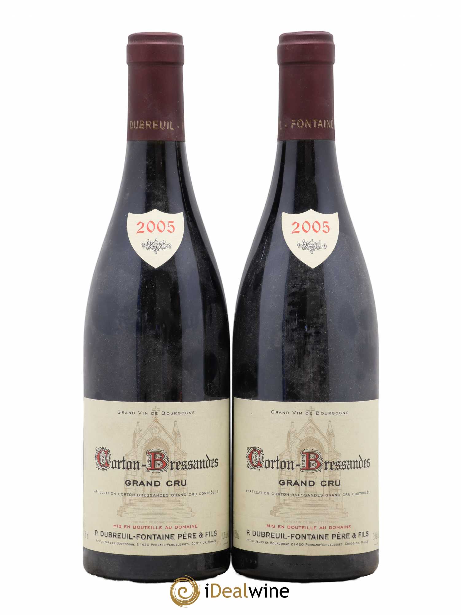 Corton Grand Cru Bressandes Dubreuil Fontaines 2005 - Posten von 2 Flaschen - 0