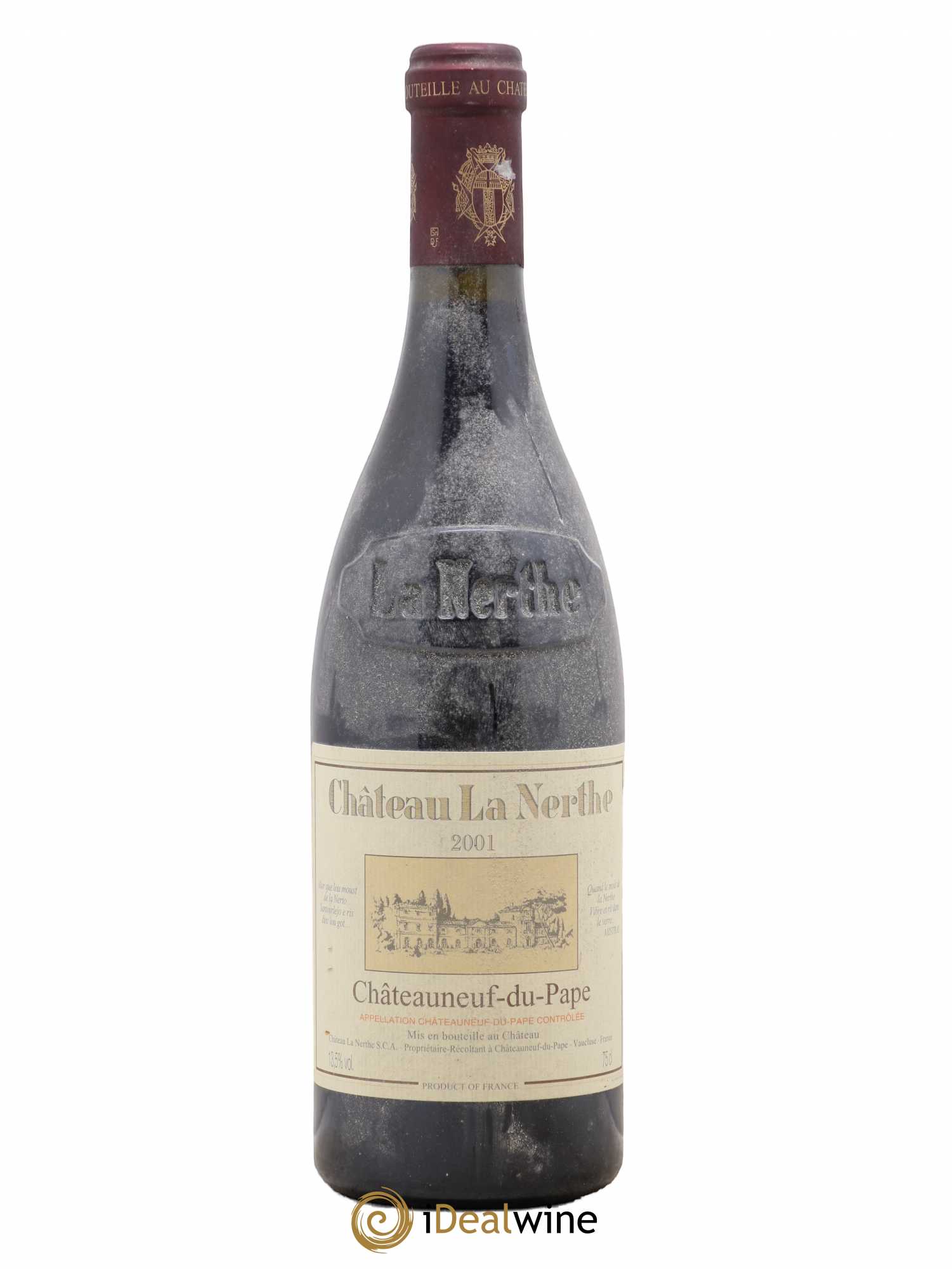 Châteauneuf-du-Pape Château la Nerthe Famille Richard (sans prix de réserve) 2001 - Lot de 1 bouteille - 0