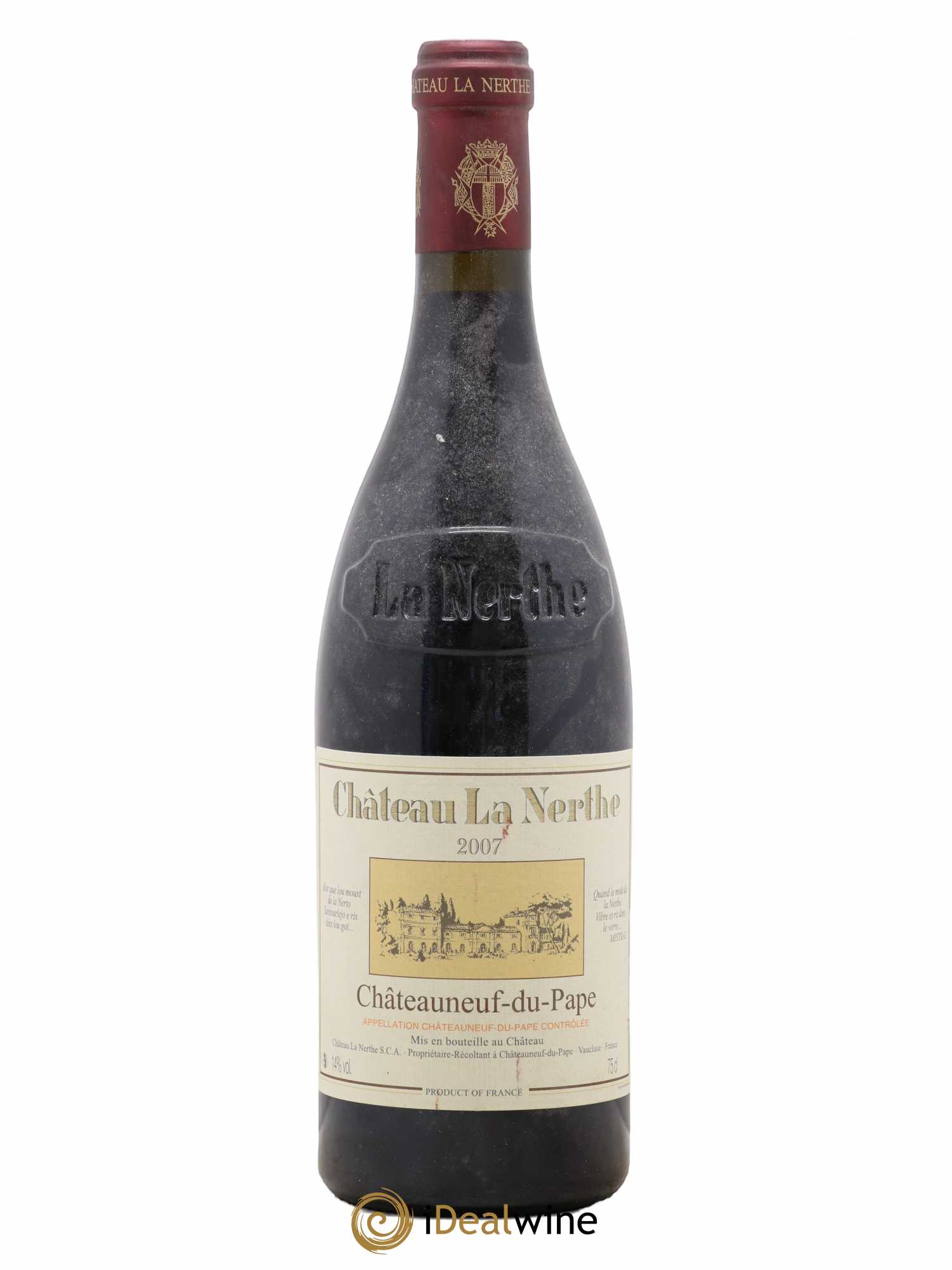 Châteauneuf-du-Pape Château la Nerthe Famille Richard 2007 - Lot de 1 bouteille - 0