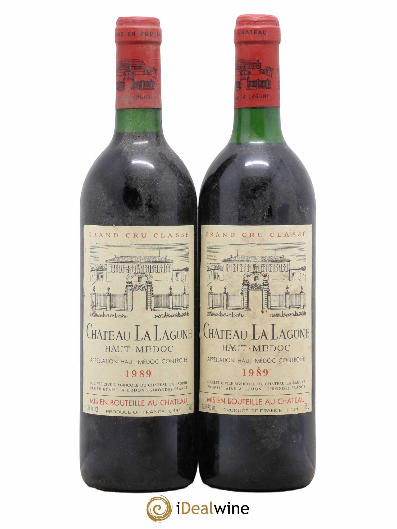 Château la Lagune 3ème Grand Cru Classé 1989 - Lot de 2 bouteilles - 0