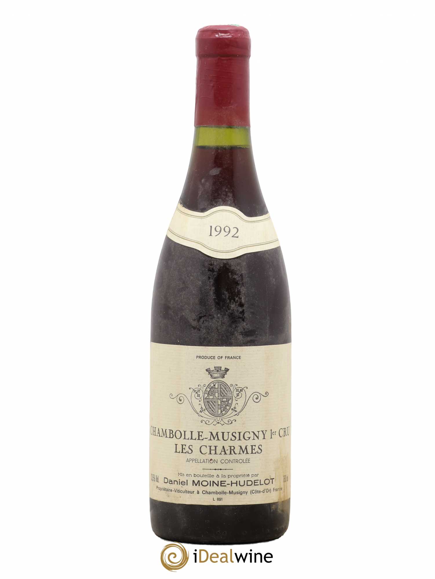 Chambolle-Musigny 1er Cru Les Charmes Moine-Hudelot (Domaine) 1992 - Lot de 1 bouteille - 0