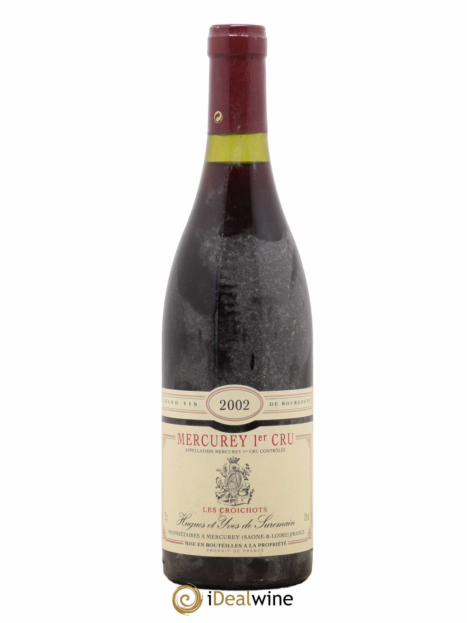 Mercurey 1er Cru Les Croichots Hugues et Yves Suremain (sans prix de réserve) 2002 - Posten von 1 Flasche - 0