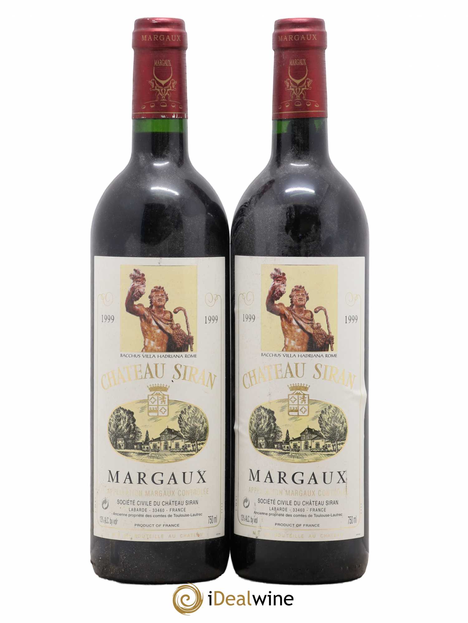Château Siran (sans prix de réserve) 1999 - Lot de 2 bouteilles - 0