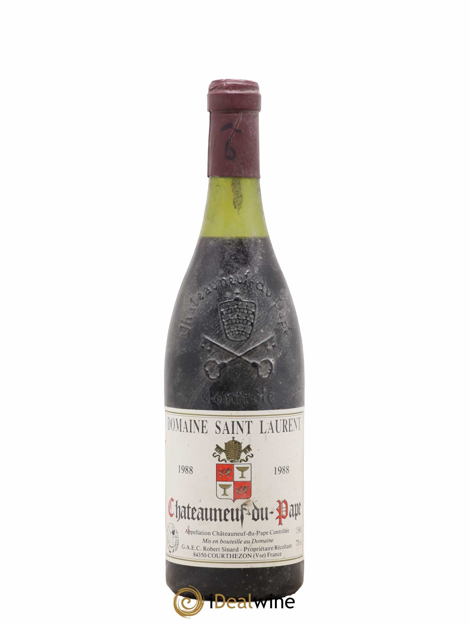 Châteauneuf-du-Pape Domaine Saint Laurent (sans prix de réserve) 1988 - Posten von 1 Flasche - 0