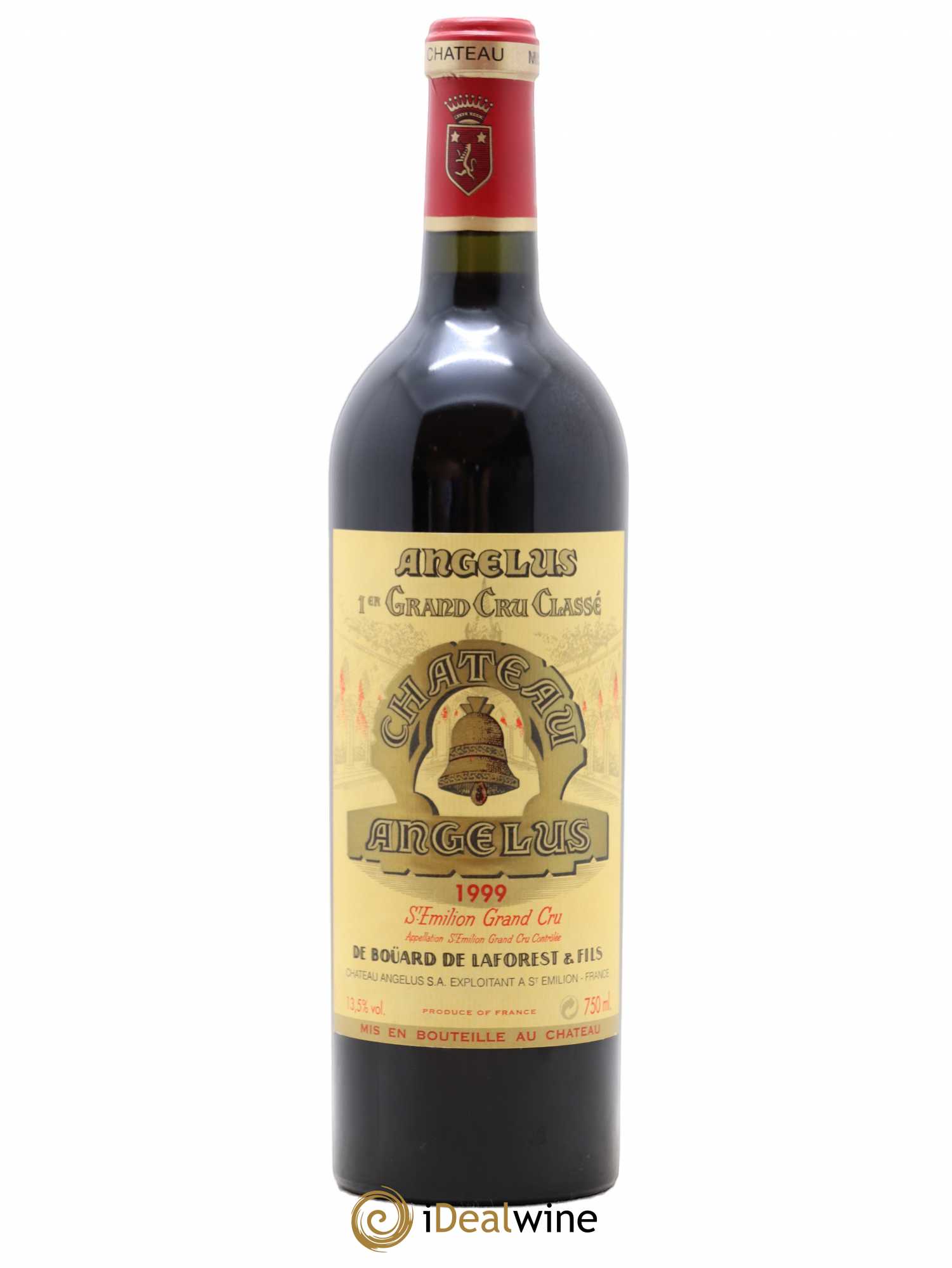 Château Angélus 1er Grand Cru Classé A 1999 - Lot de 1 bouteille - 0