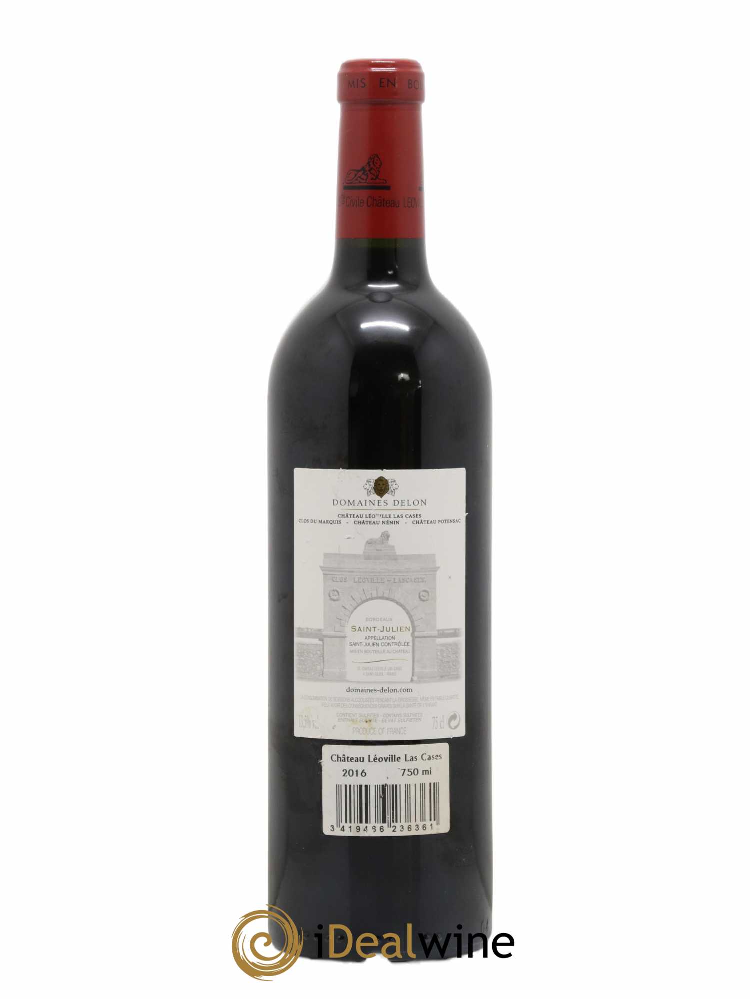 Château Léoville Las Cases 2ème Grand Cru Classé 2016 - Lot de 1 bouteille - 1