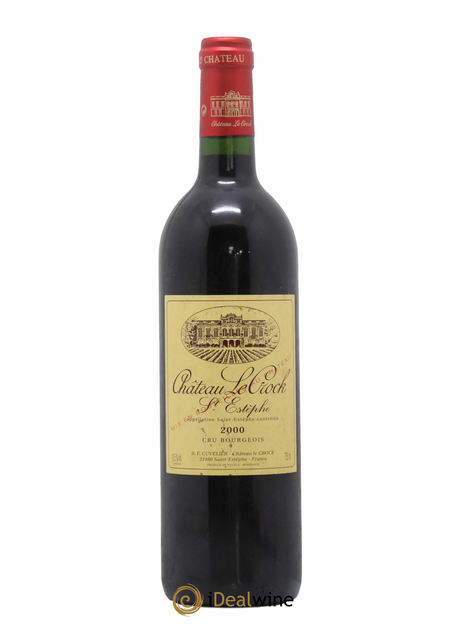Château le Crock Cru Bourgeois 2000 - Lot de 1 bouteille - 0
