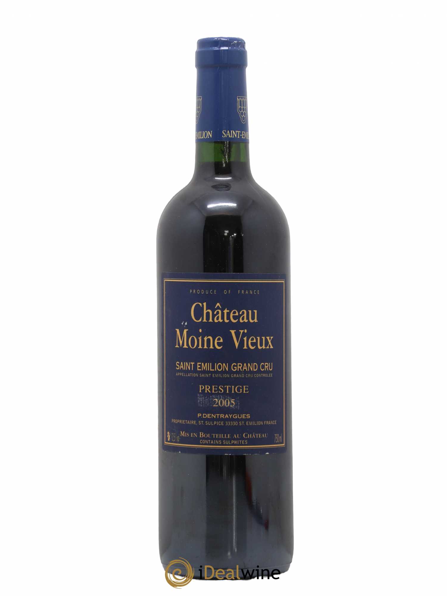 Saint-Émilion Grand Cru Château Moine Vieux Prestige 2005 - Posten von 1 Flasche - 0