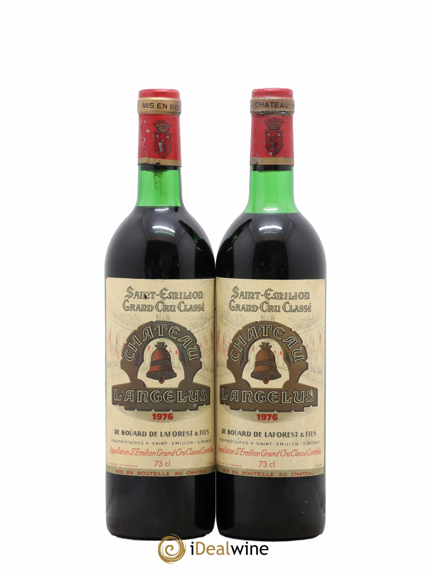 Château Angélus 1er Grand Cru Classé A 1976 - Lot de 2 bouteilles - 0